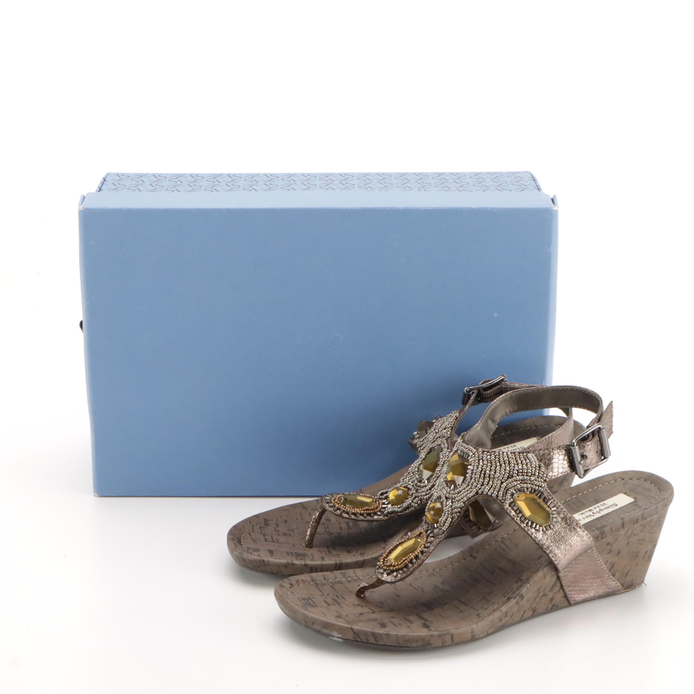 Simply Vera by Vera Wang and Mixit Wedge Sandals