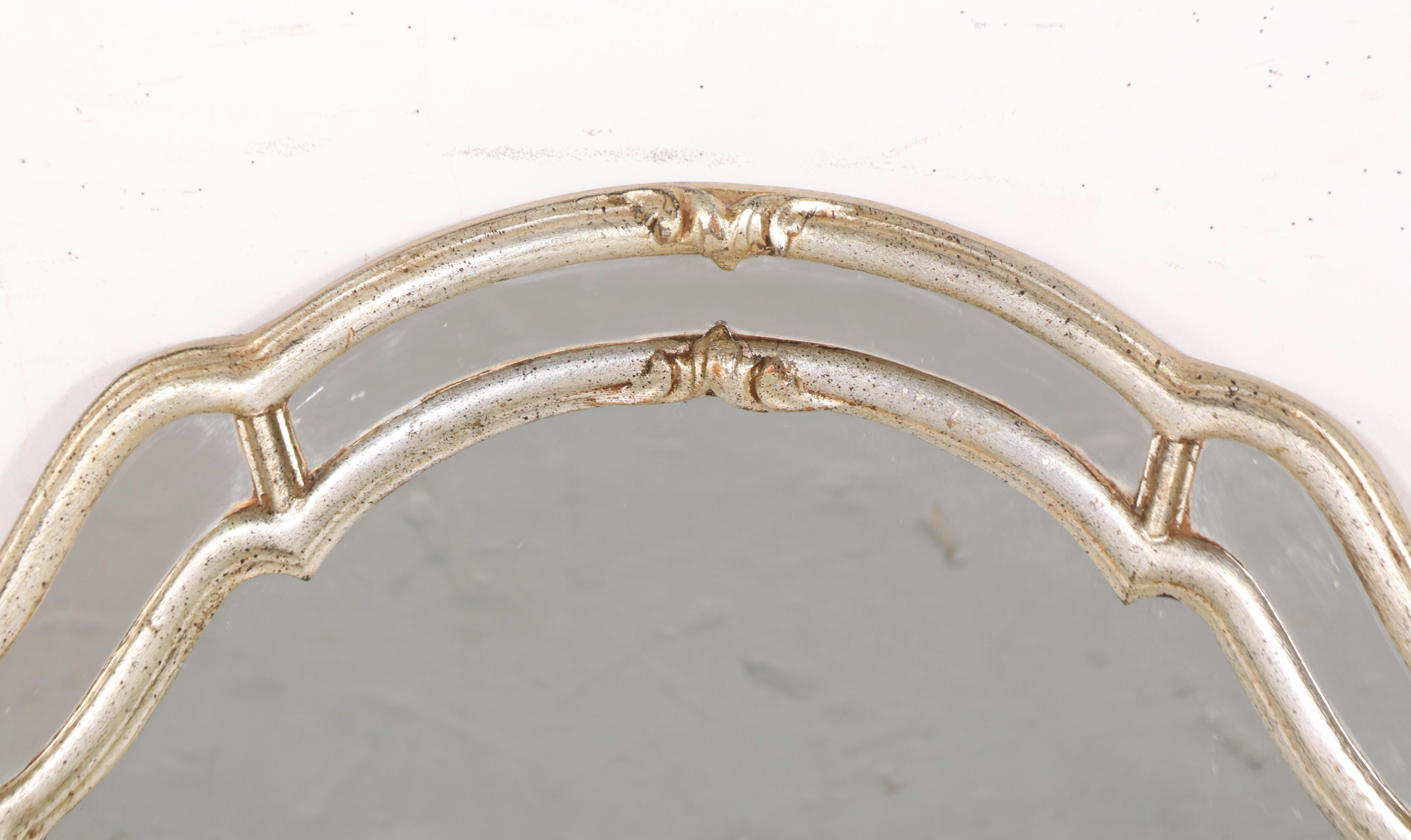 LaBarge Hollywood Regency Style Giltwood Mirror