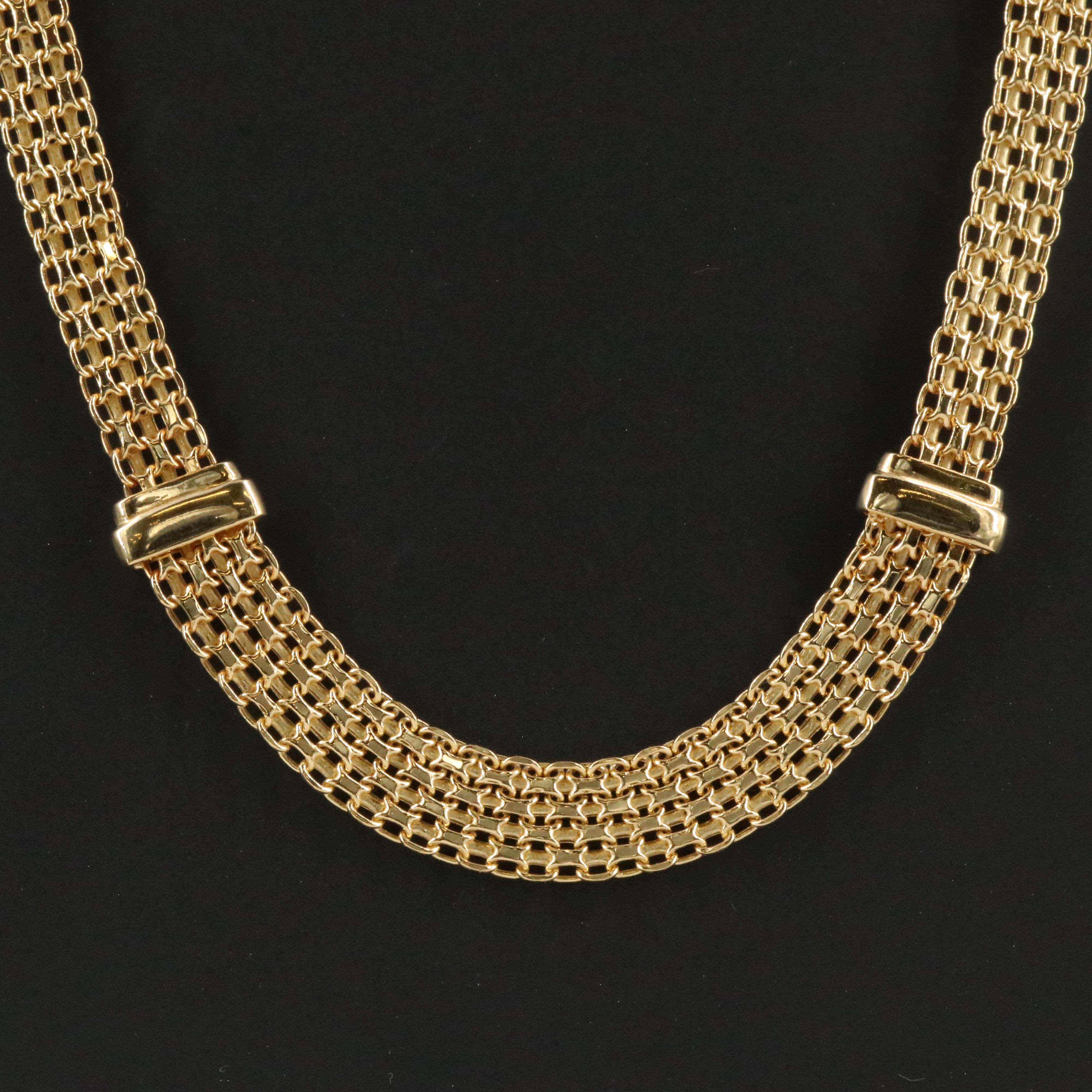 Italian 14K Bismark Necklace