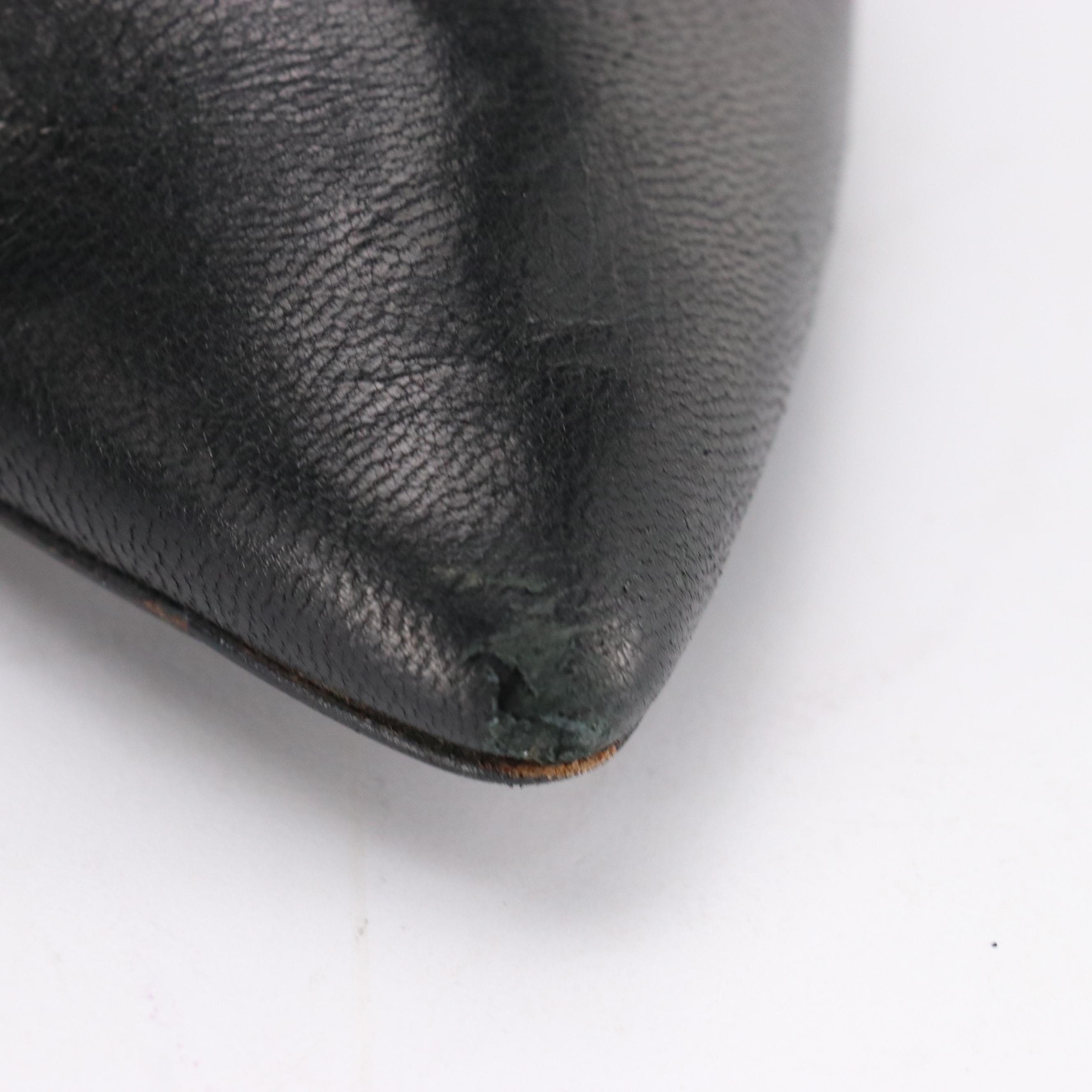 Prada Metallic Leather Knee-High Heeled Boots in Box