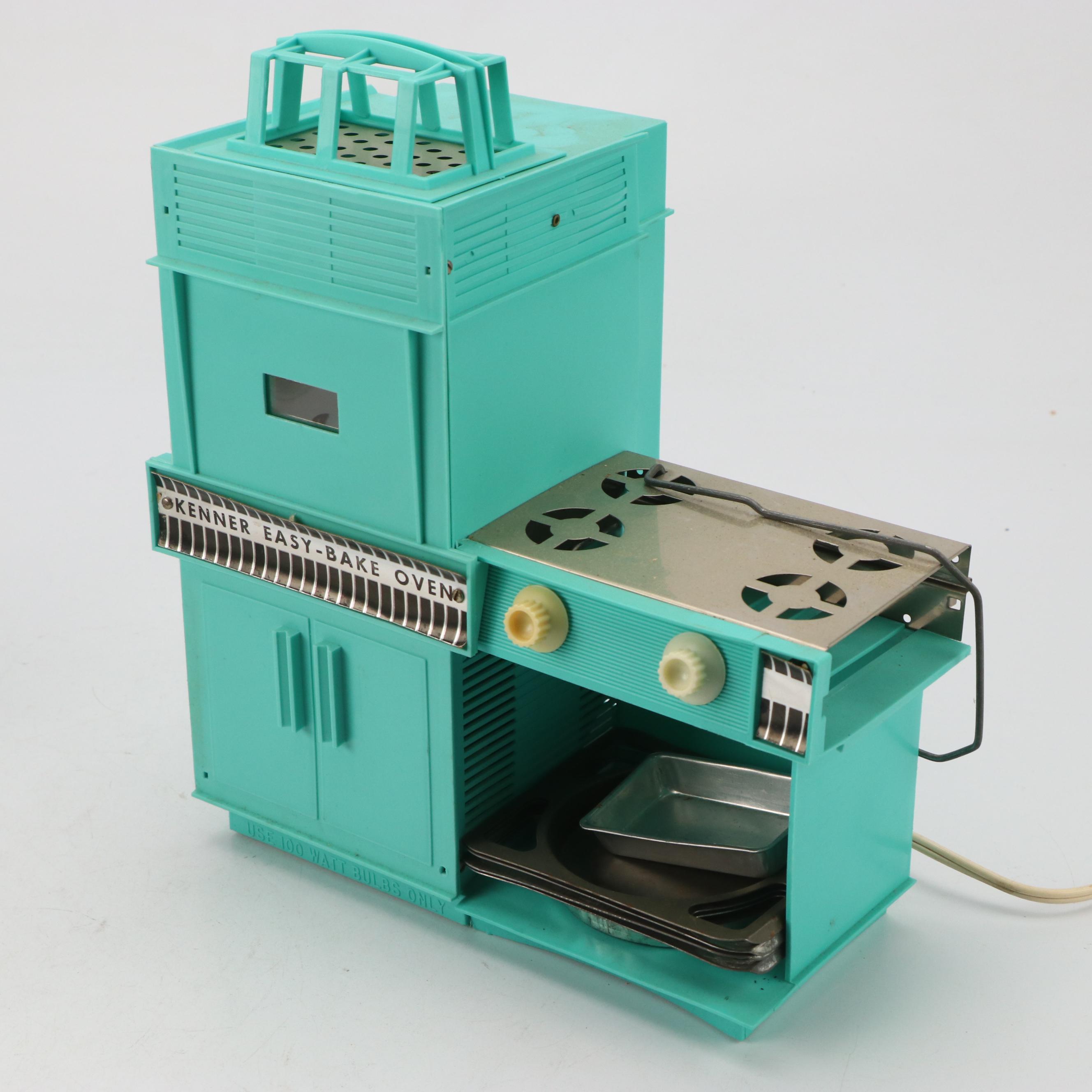 Kenner's Original Easy-Bake Oven with Cookbook and Original Box, 1960s