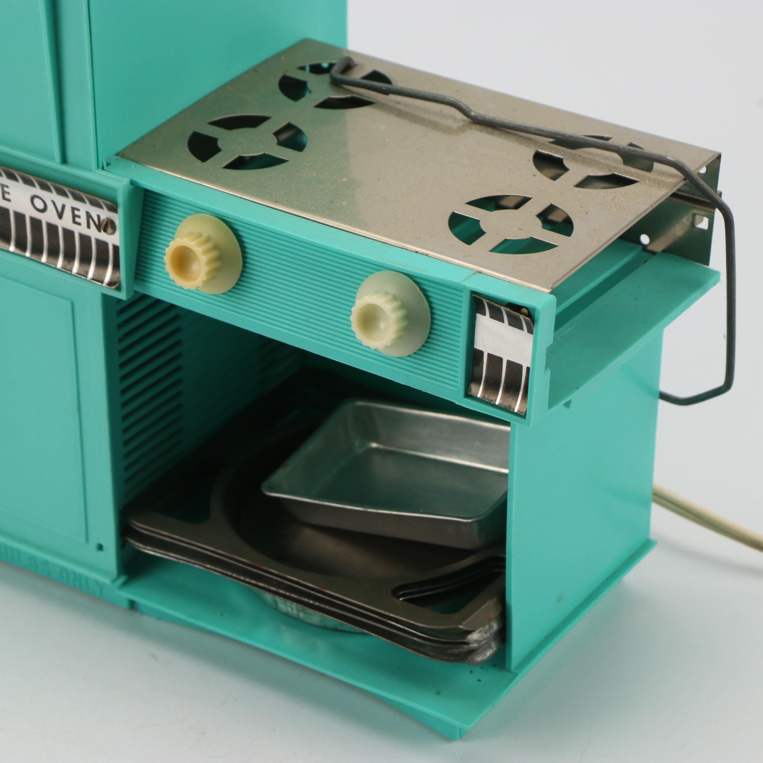 Kenner's Original Easy-Bake Oven with Cookbook and Original Box, 1960s