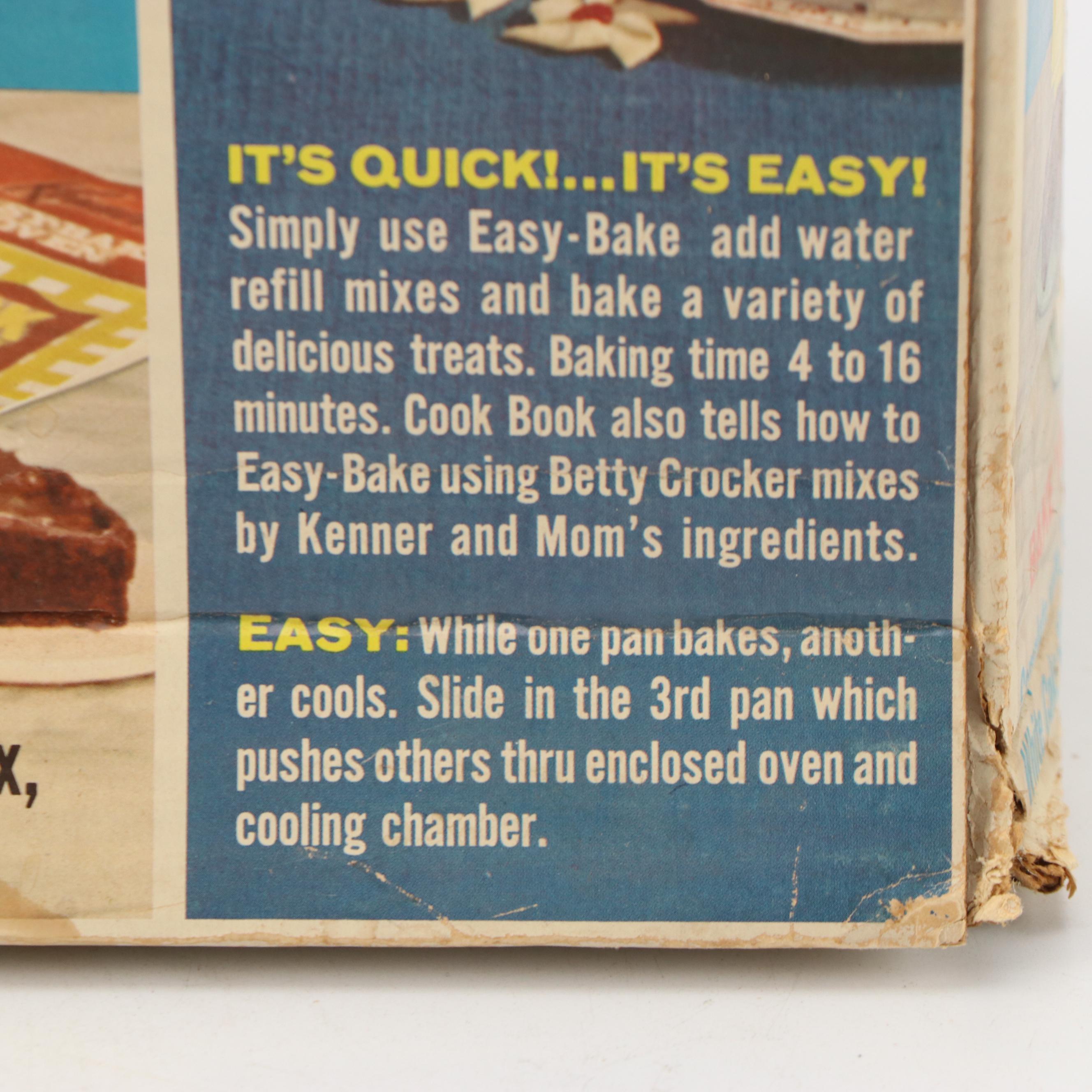 Kenner's Original Easy-Bake Oven with Cookbook and Original Box, 1960s
