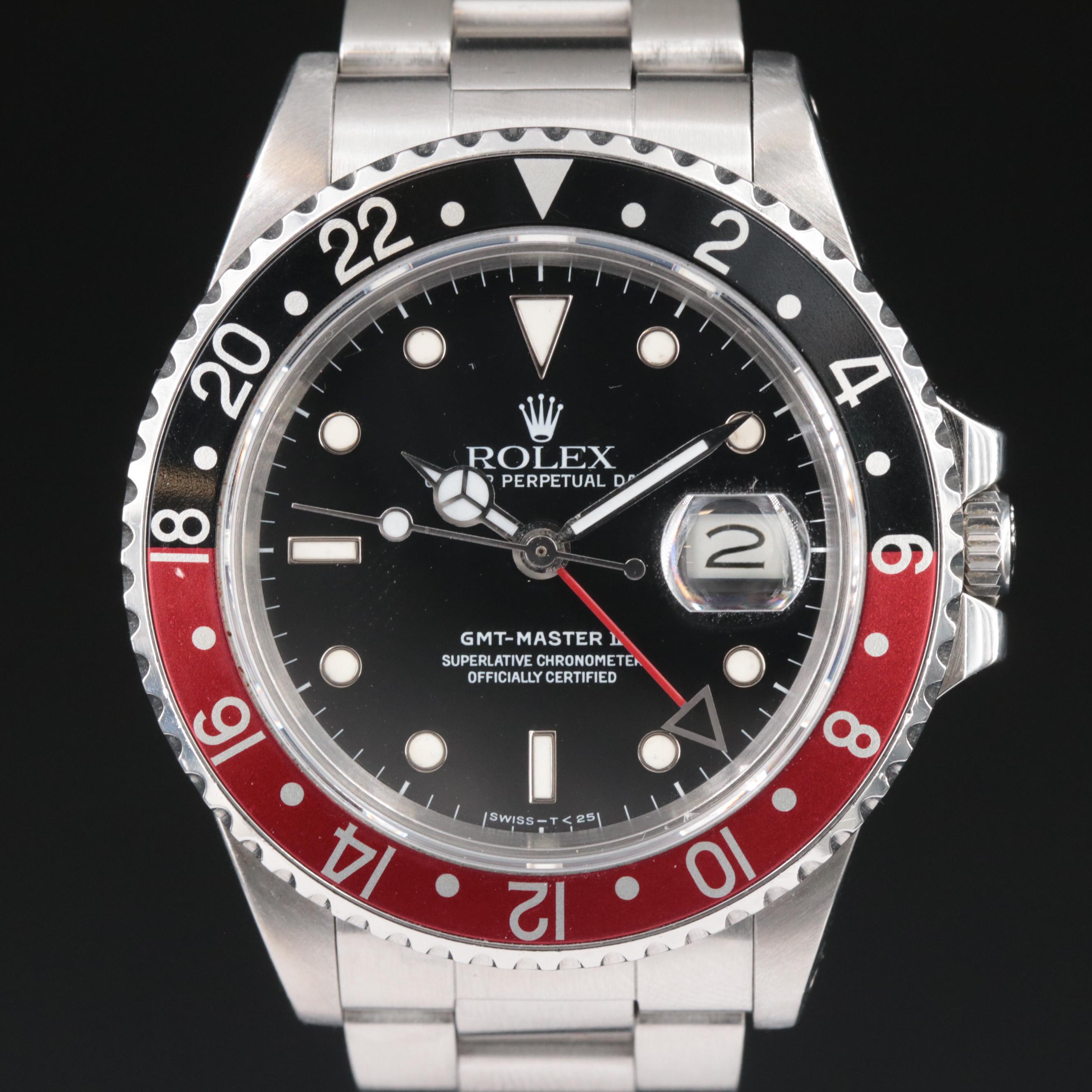 1986 Rolex GMT-Master II "Coke" Watch
