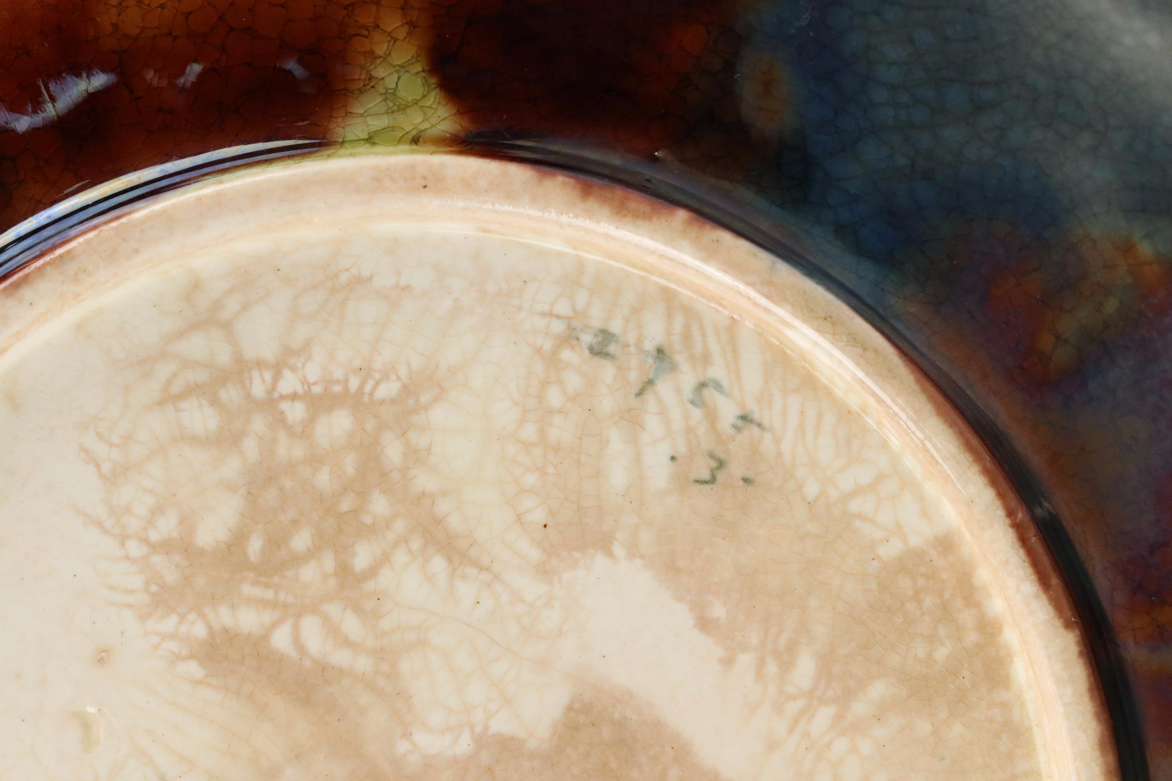 Wedgwood Majolica Butterfly and Fan Plates, Late 19th Century