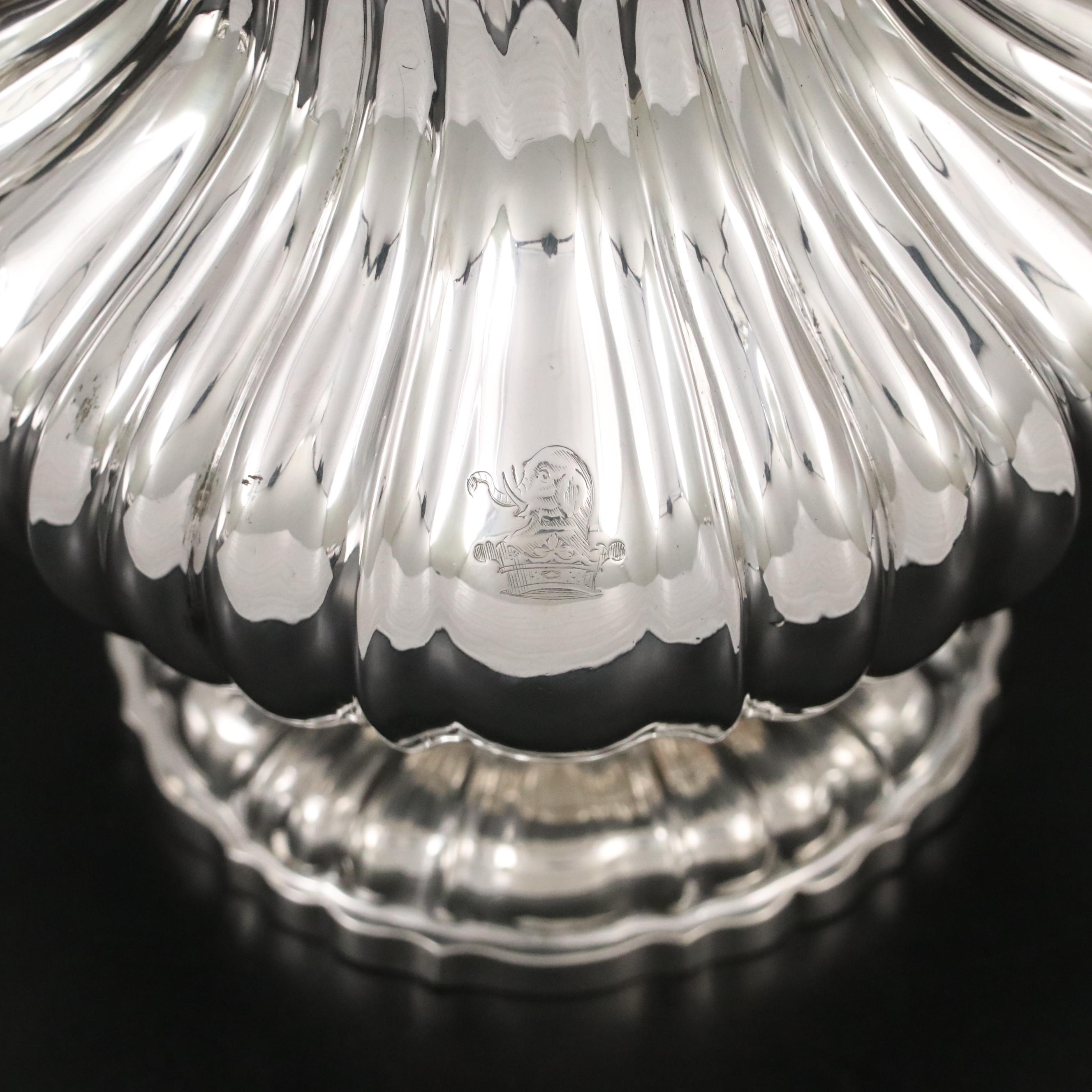 J Wrangham & William Moulson Sterling Silver Teapot and Coffee Pot, 1831