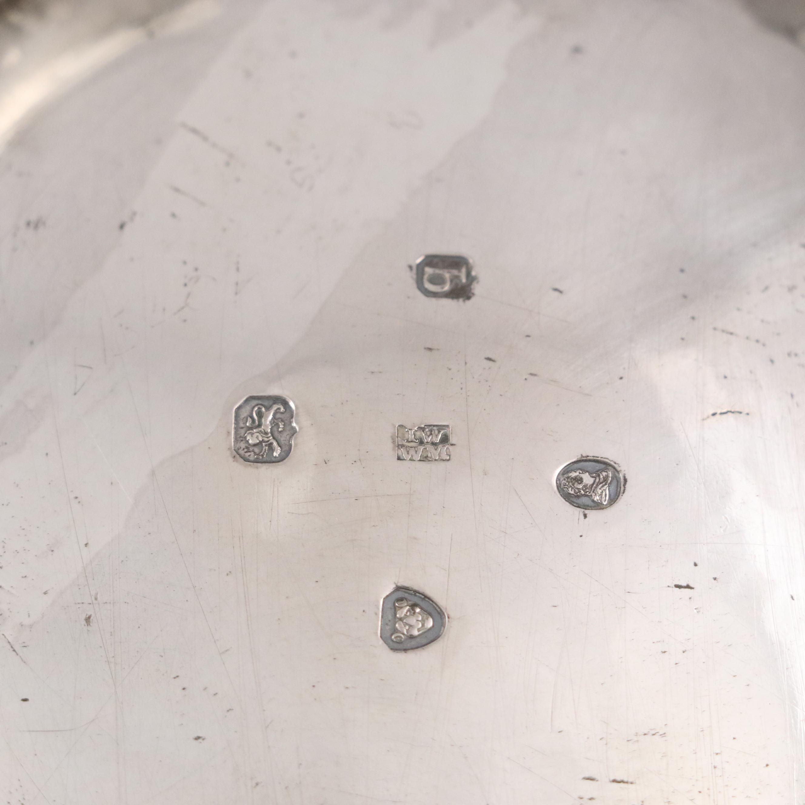 J Wrangham & William Moulson Sterling Silver Teapot and Coffee Pot, 1831