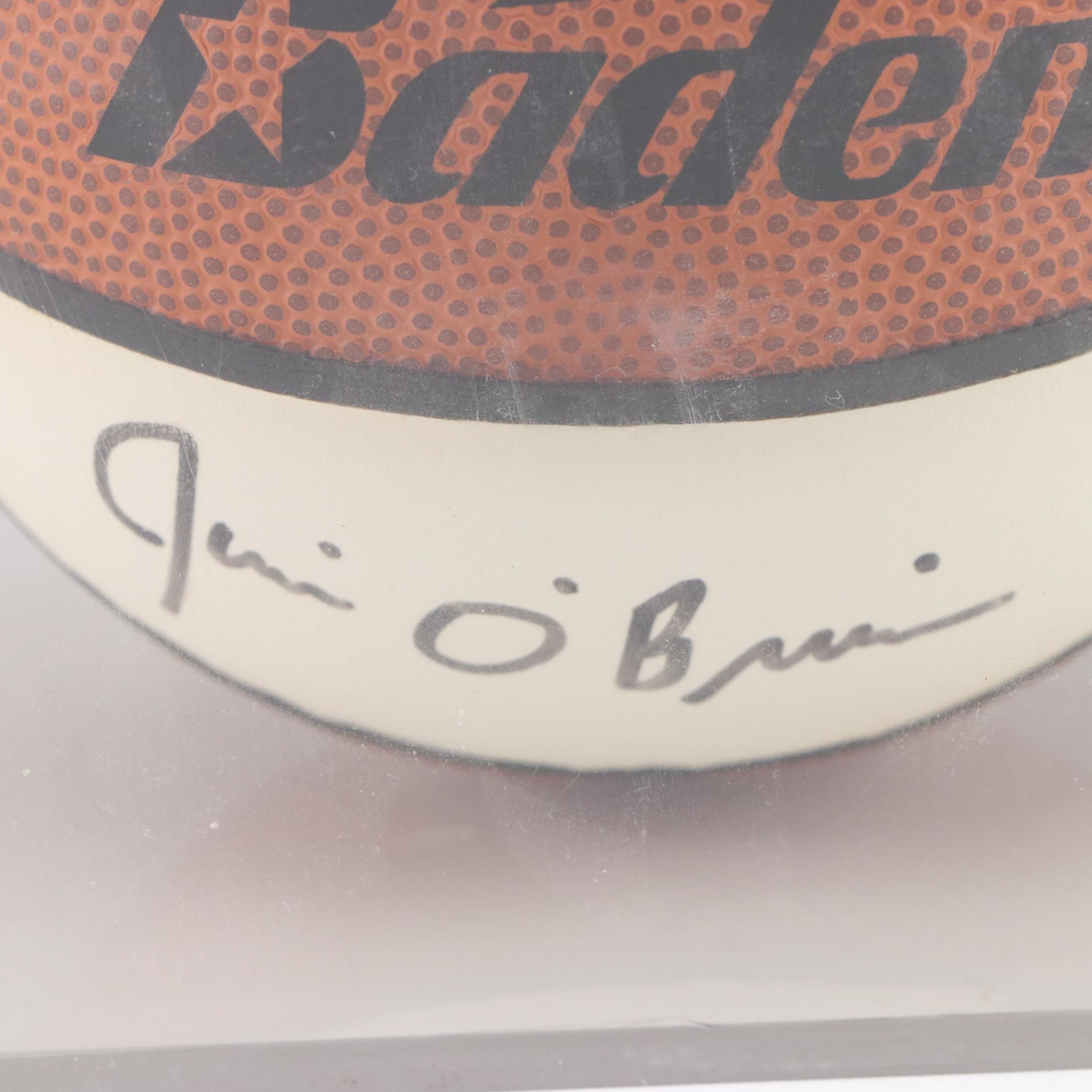 Jim O'Brien Signed Ohio State University Buckeyes Mini Basketball