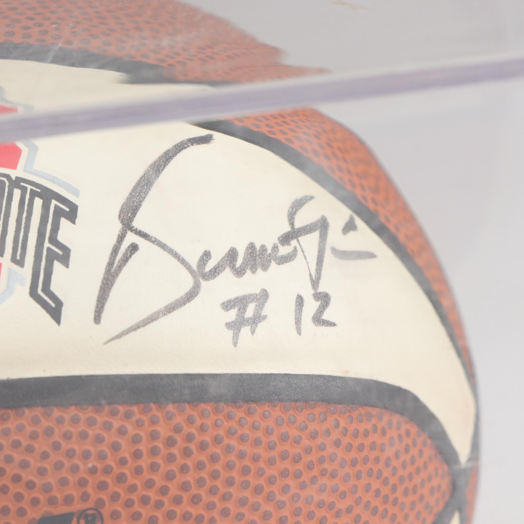 Jim O'Brien Signed Ohio State University Buckeyes Mini Basketball