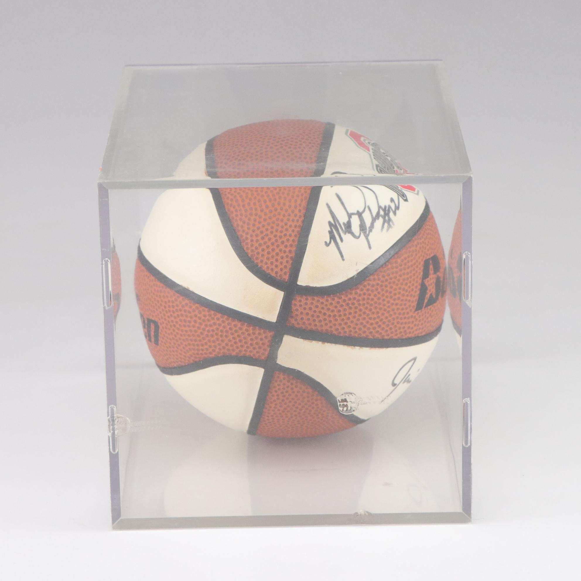 Jim O'Brien Signed Ohio State University Buckeyes Mini Basketball