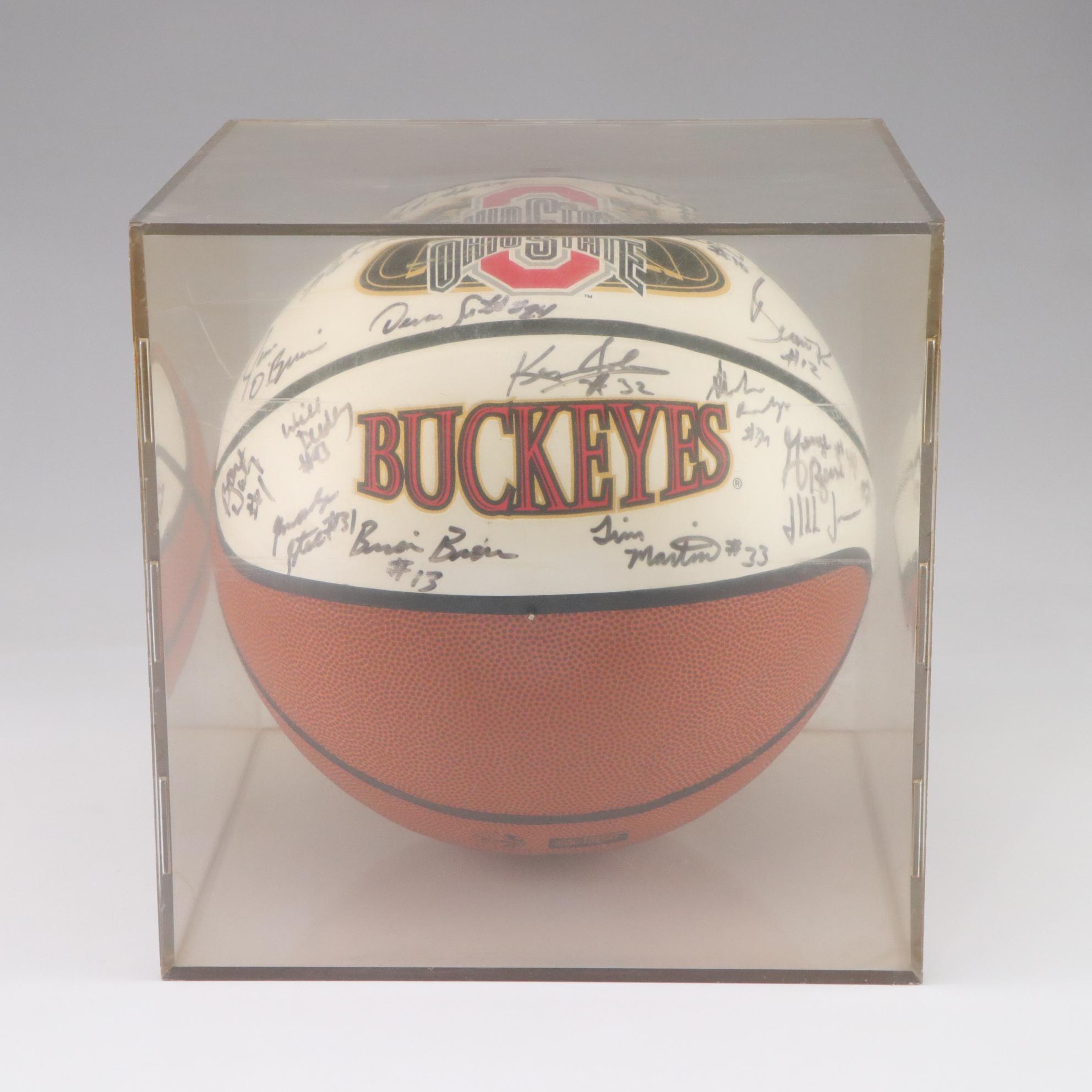 Jim O'Brien Signed Ohio State University Buckeyes Basketball