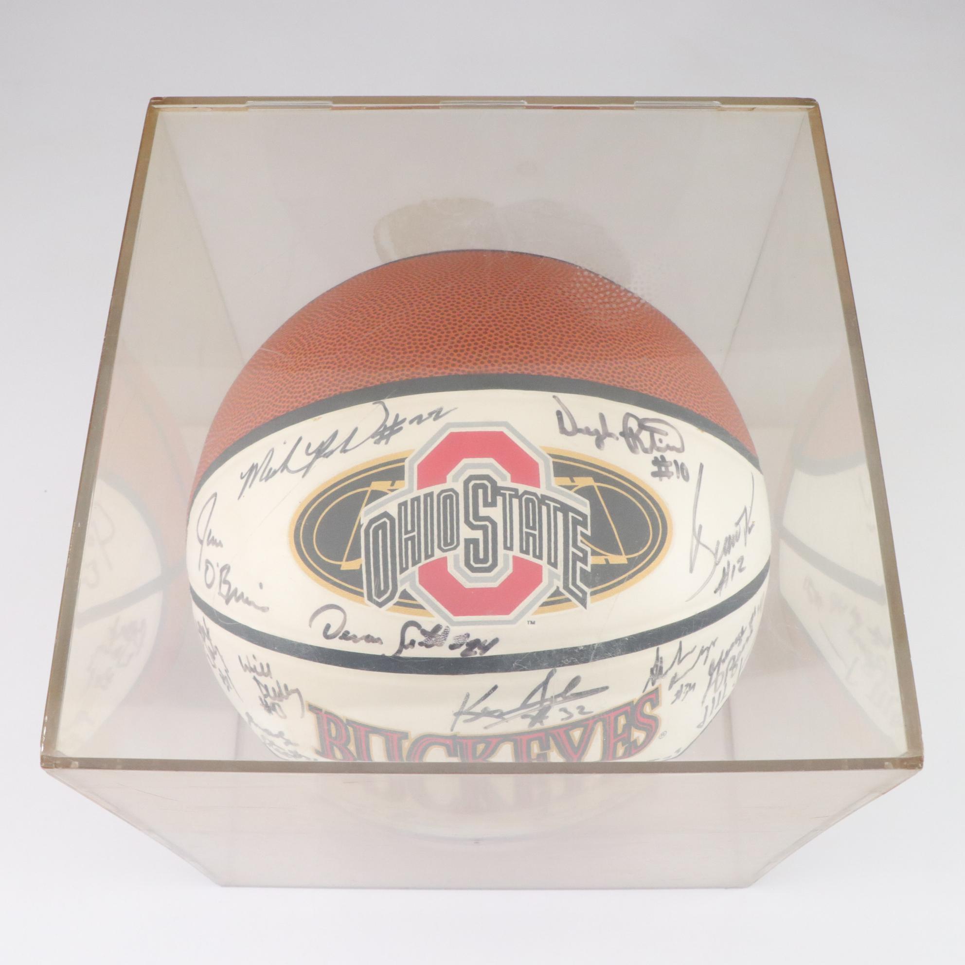 Jim O'Brien Signed Ohio State University Buckeyes Basketball