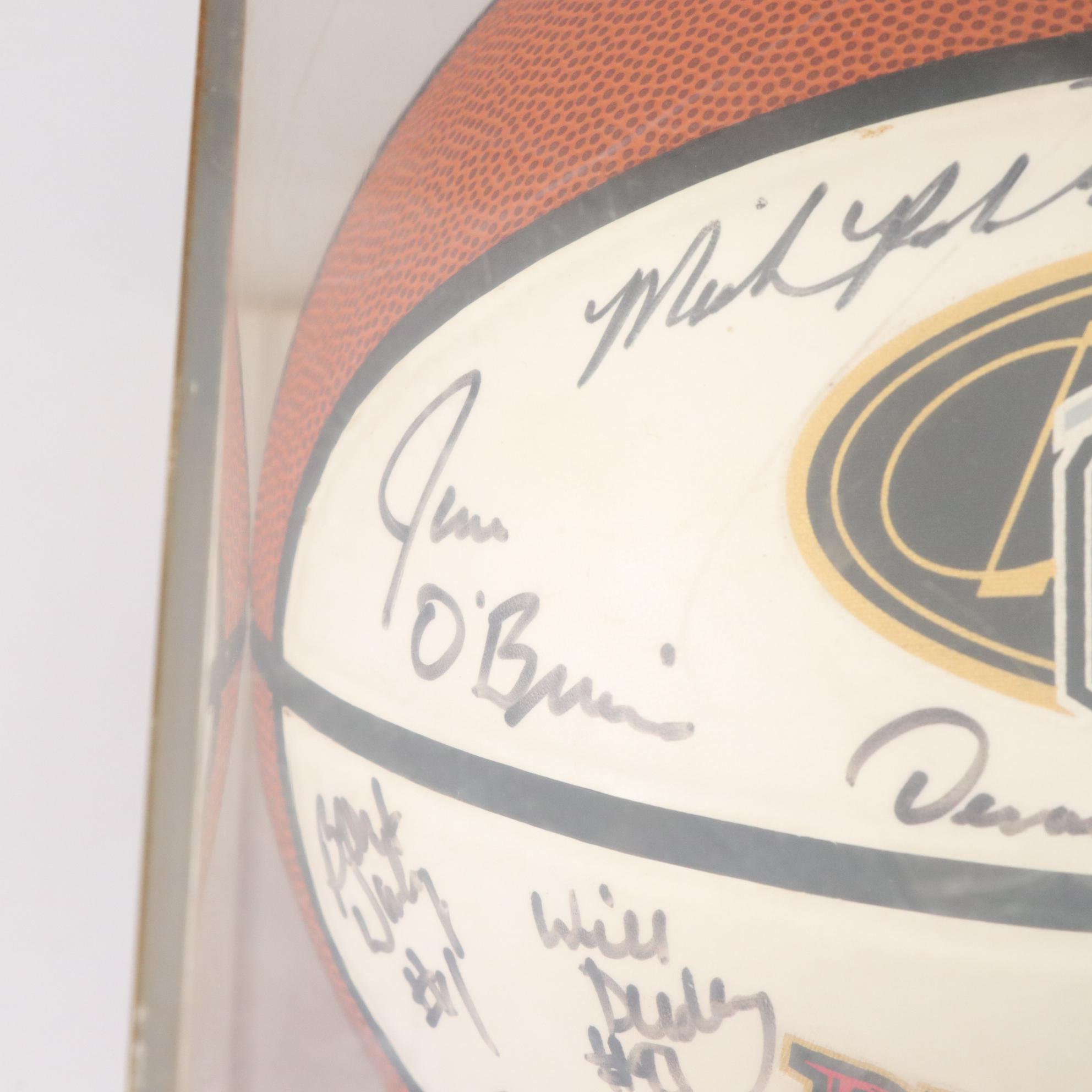 Jim O'Brien Signed Ohio State University Buckeyes Basketball