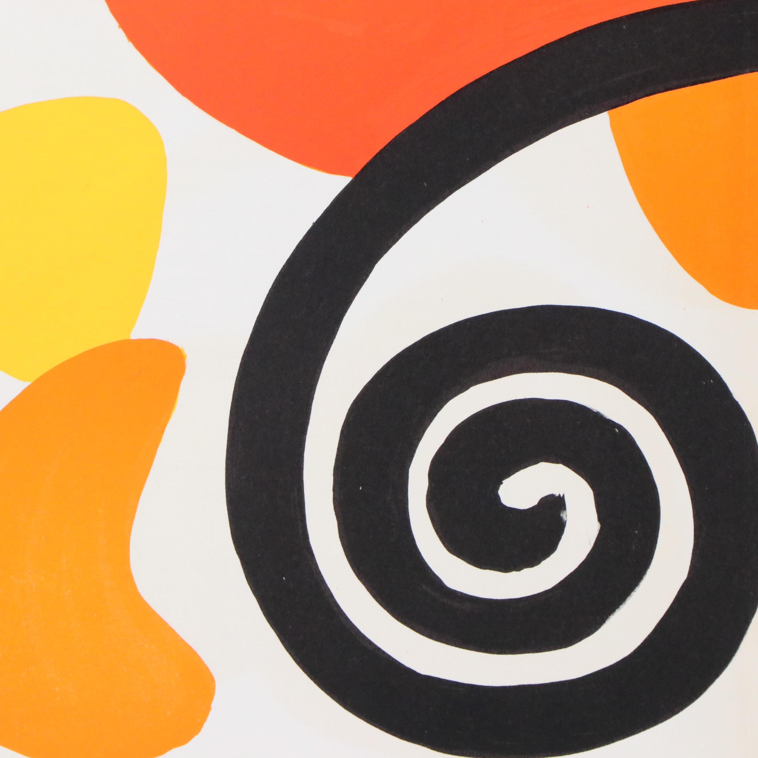Alexander Calder Double-Page Lithograph from Derrière le Miroir, 1968