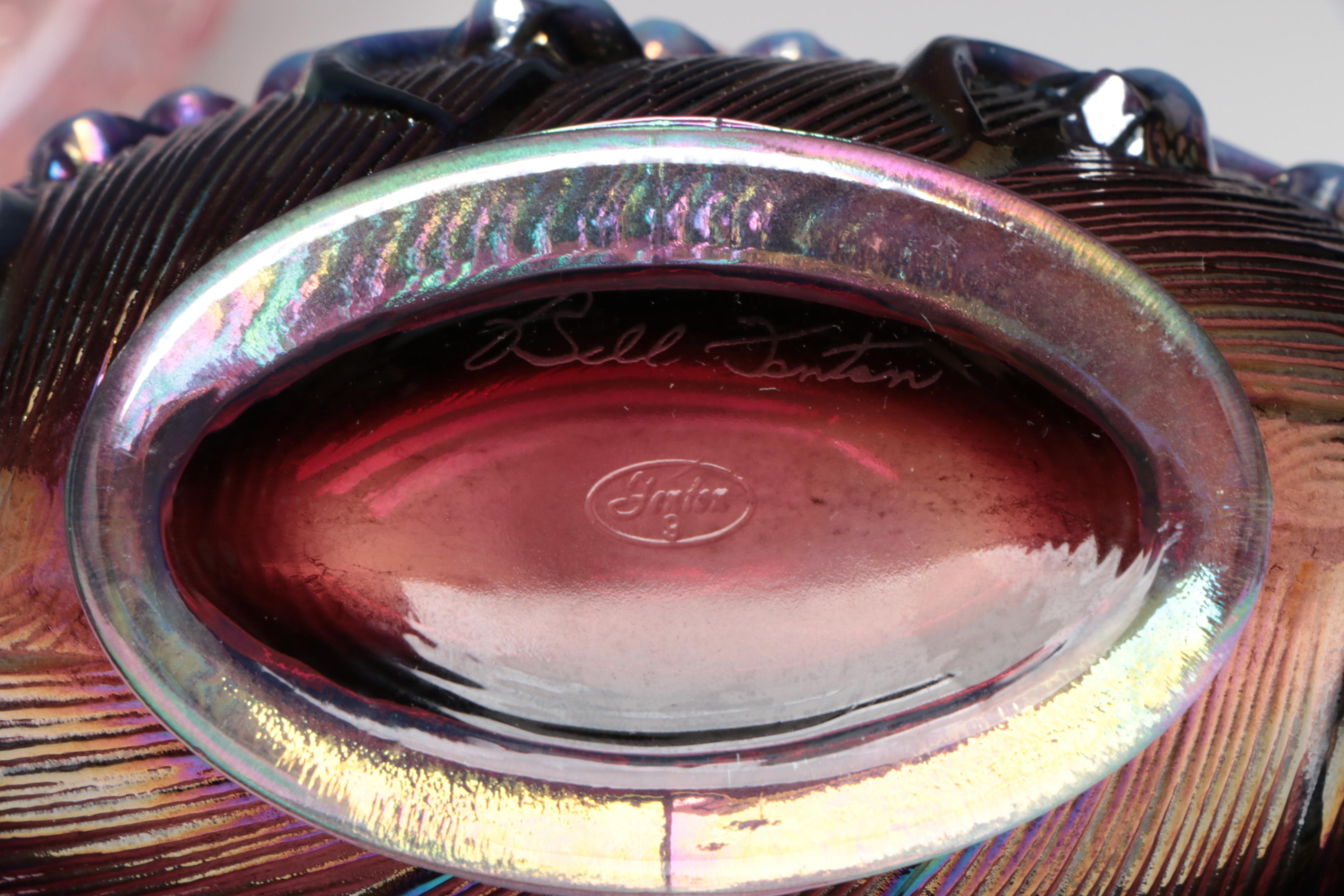 Fenton Iridescent Pink Fairy Lamp with Candy Jar, Votive Holders and More