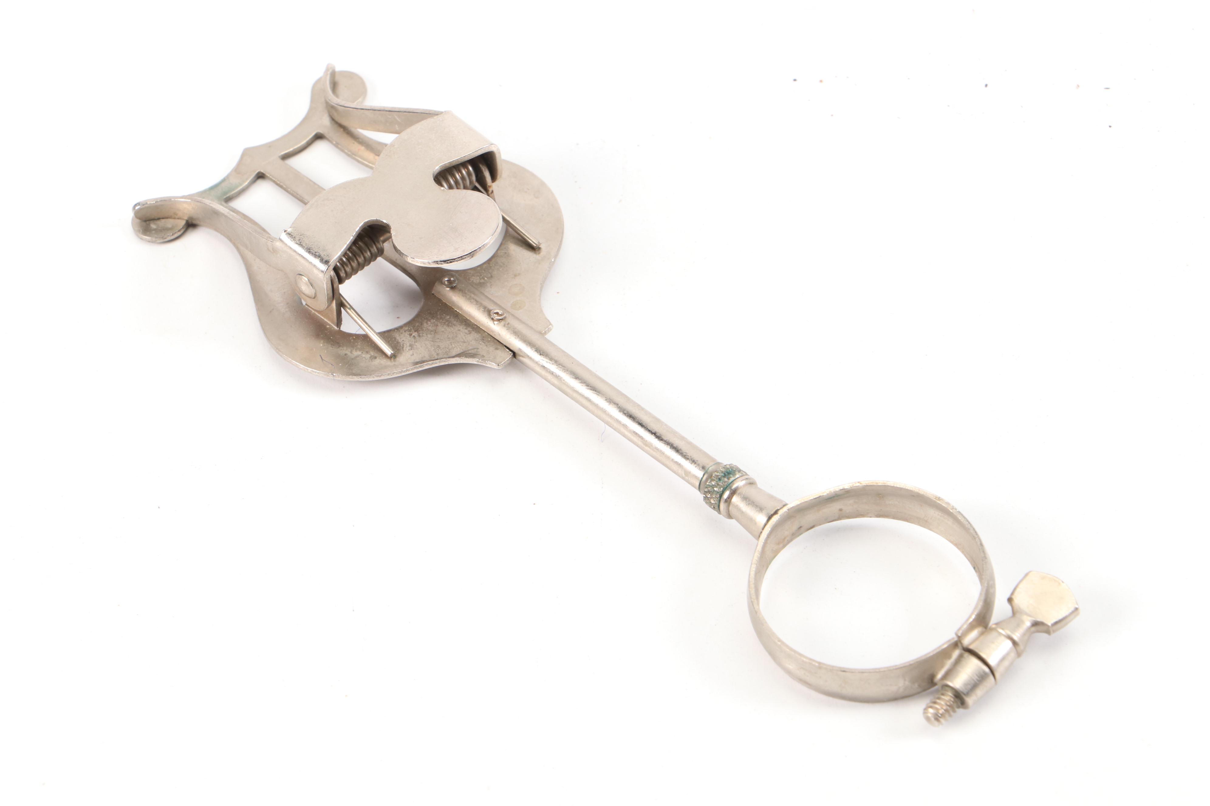 Evette Grenadilla Wood Clarinet With Faux Leather Hardside Case, Music Book