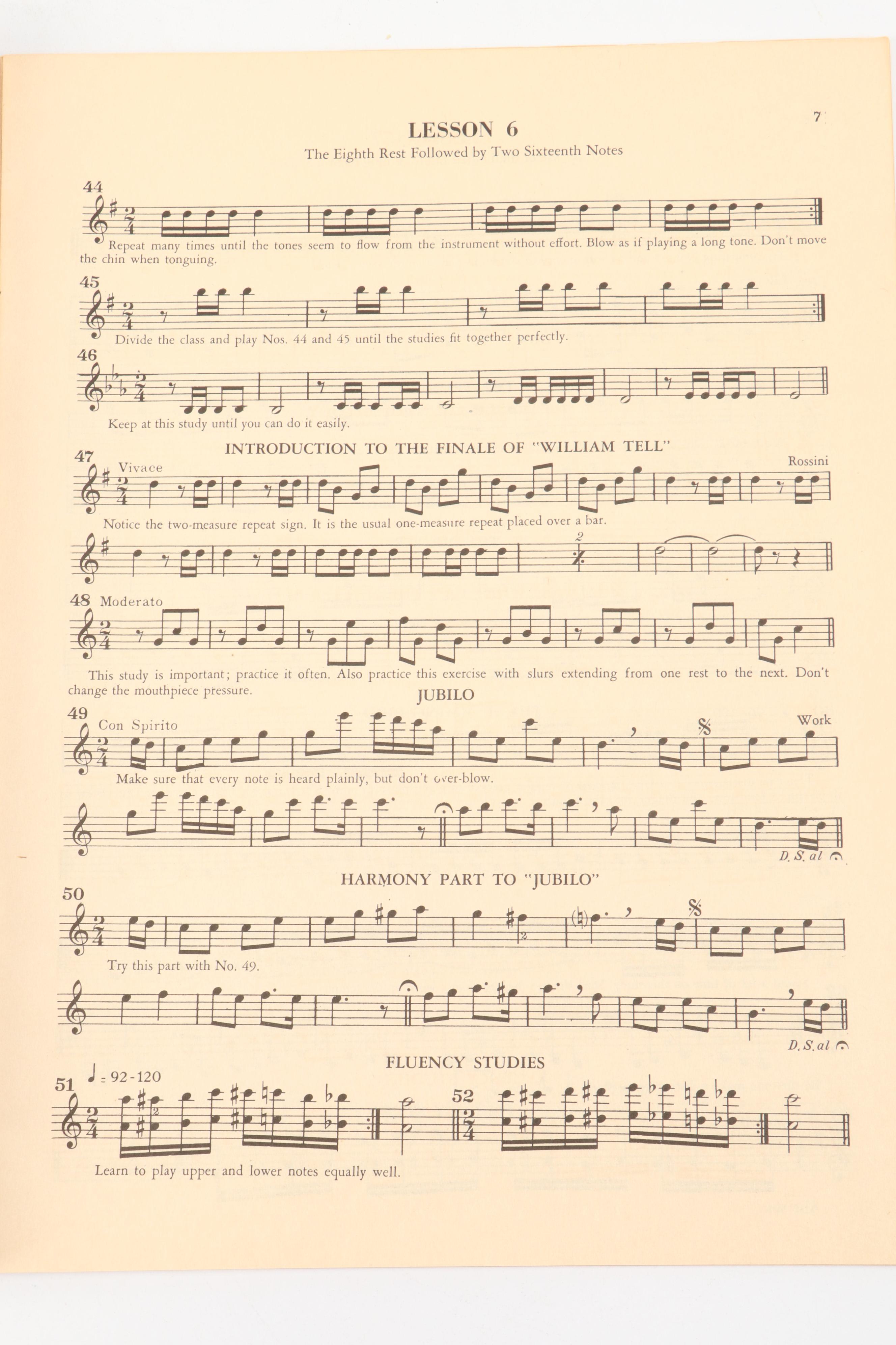 Evette Grenadilla Wood Clarinet With Faux Leather Hardside Case, Music Book