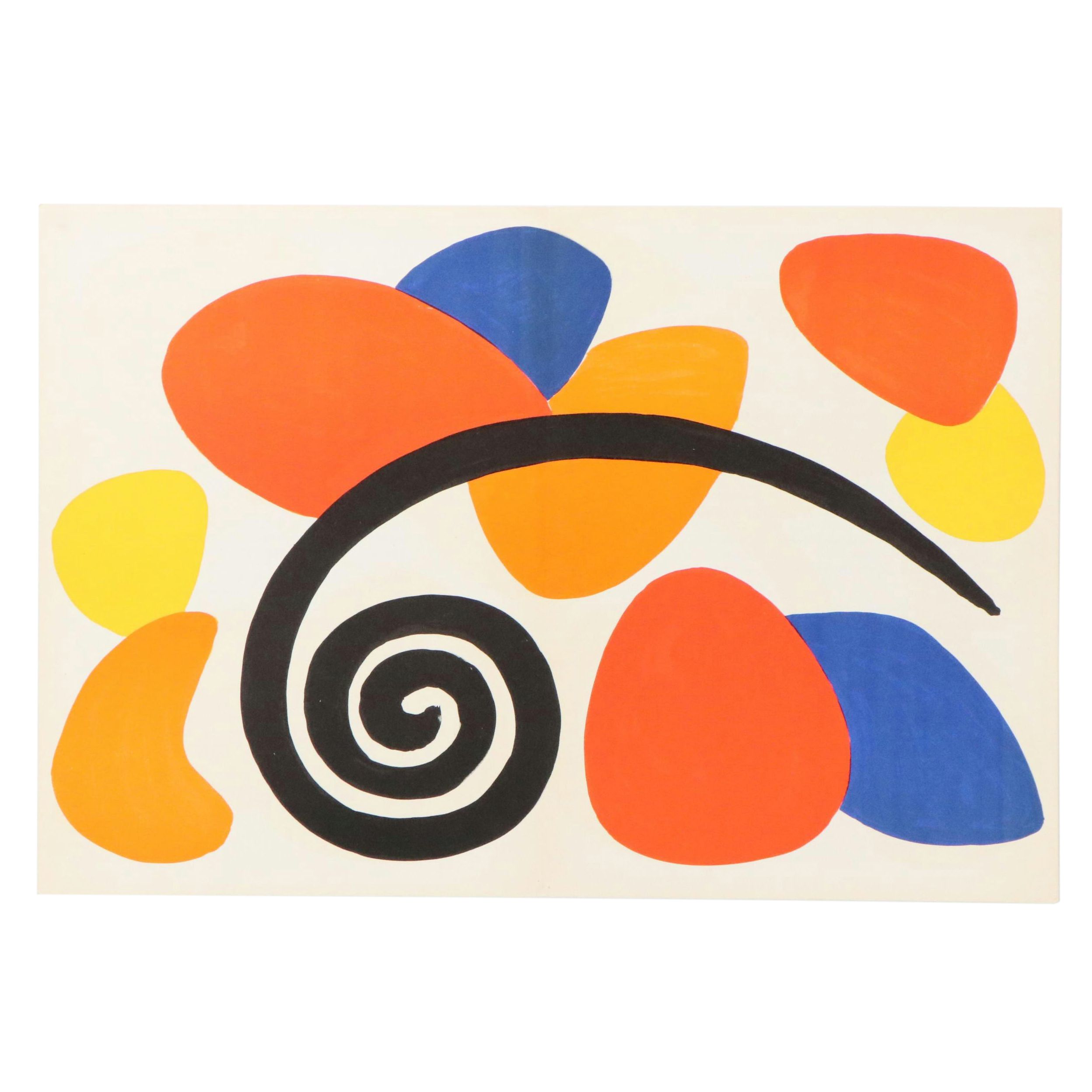 Alexander Calder Double-Page Lithograph from Derrière le Miroir, 1968