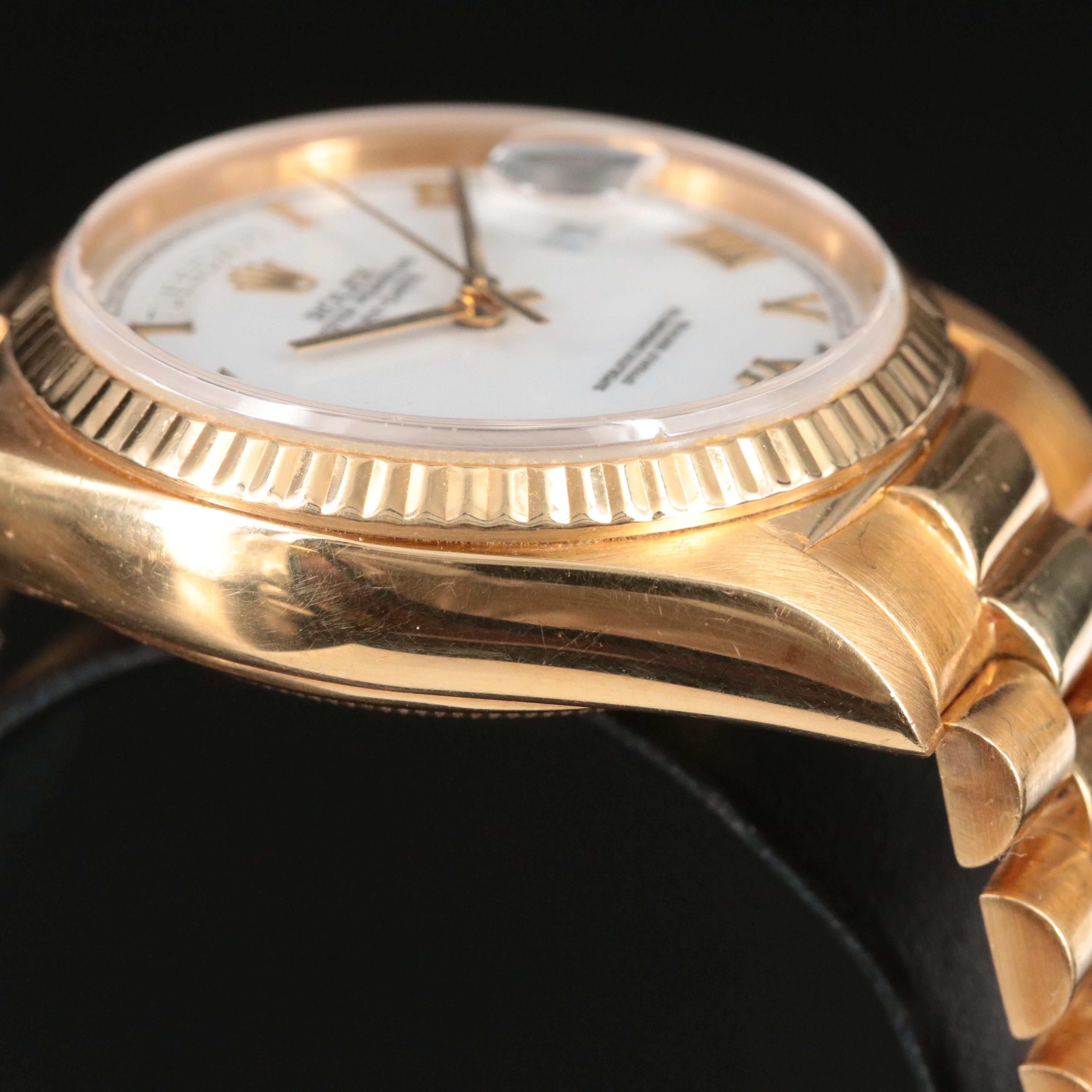 Rolex Day-Date 18038 18K Gold Automatic Watch