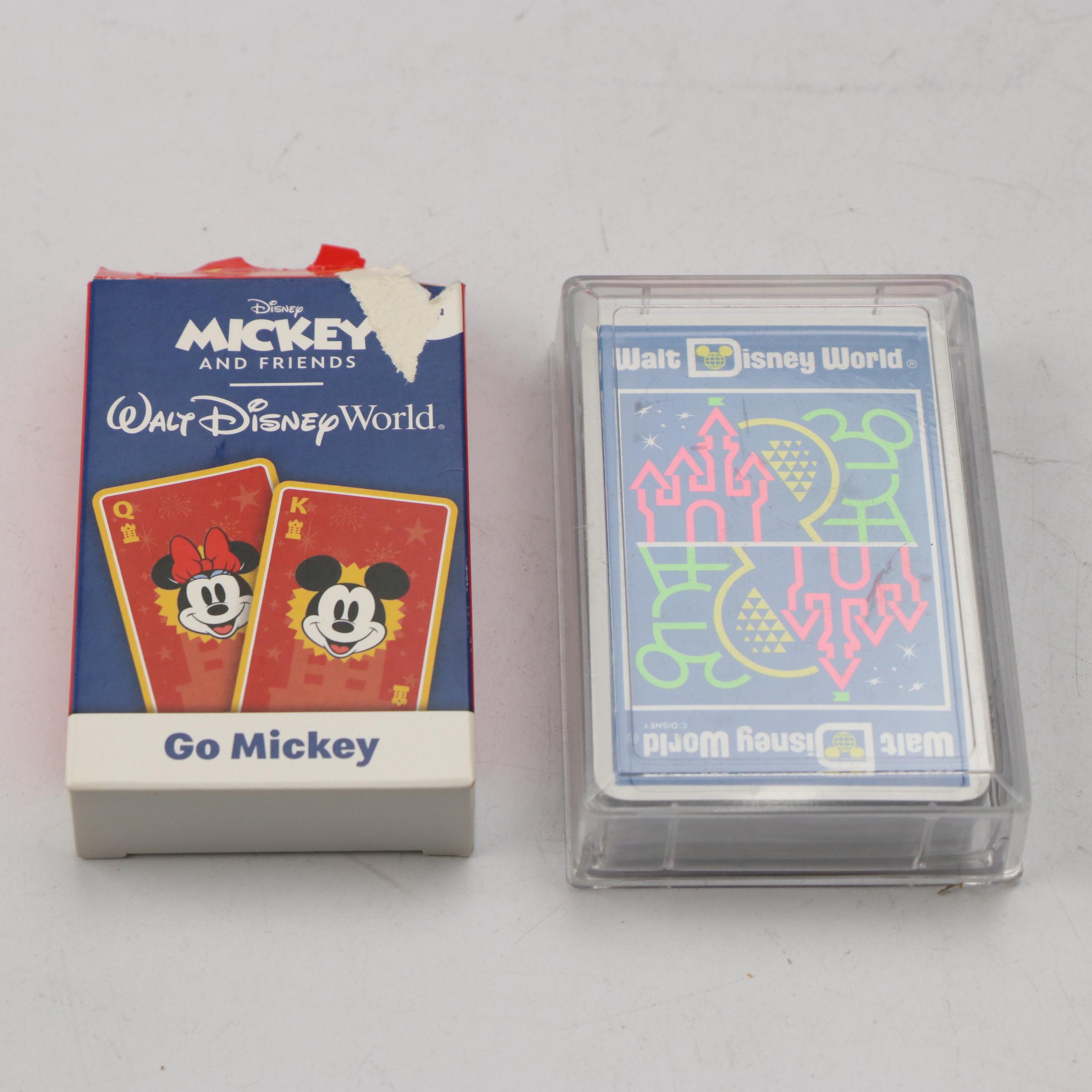 Disney World and Disneyland Souvenirs Including Magic Kingdom Club Gold Card Bag