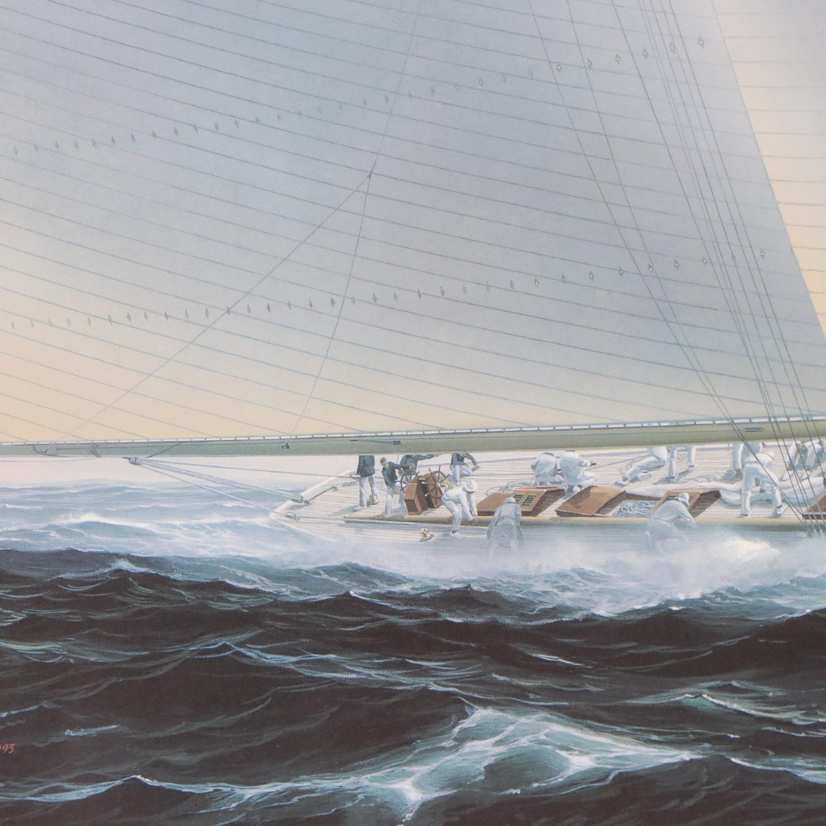 John Mecray Offset Lithograph "Defender," 1997