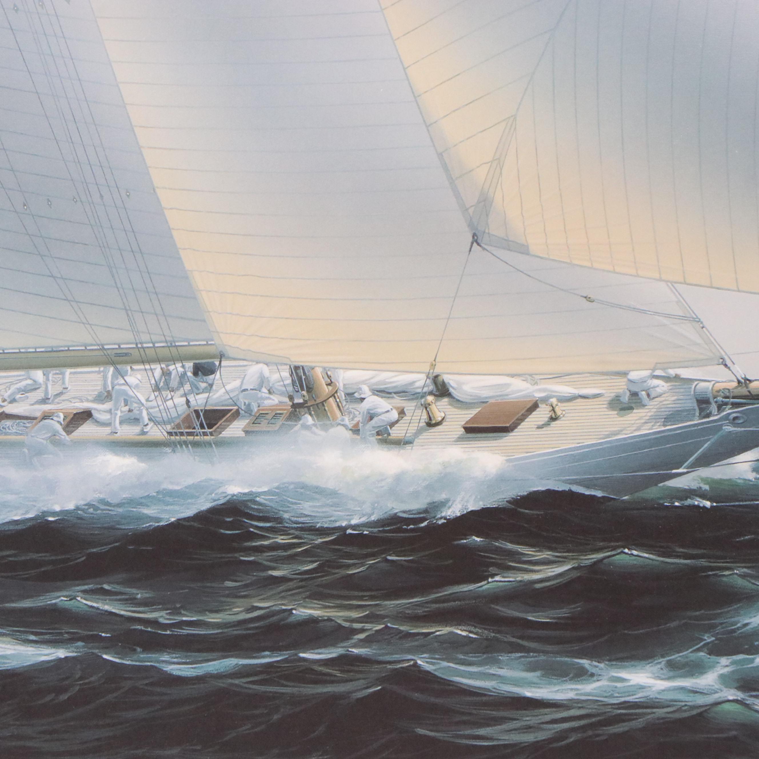 John Mecray Offset Lithograph "Defender," 1997