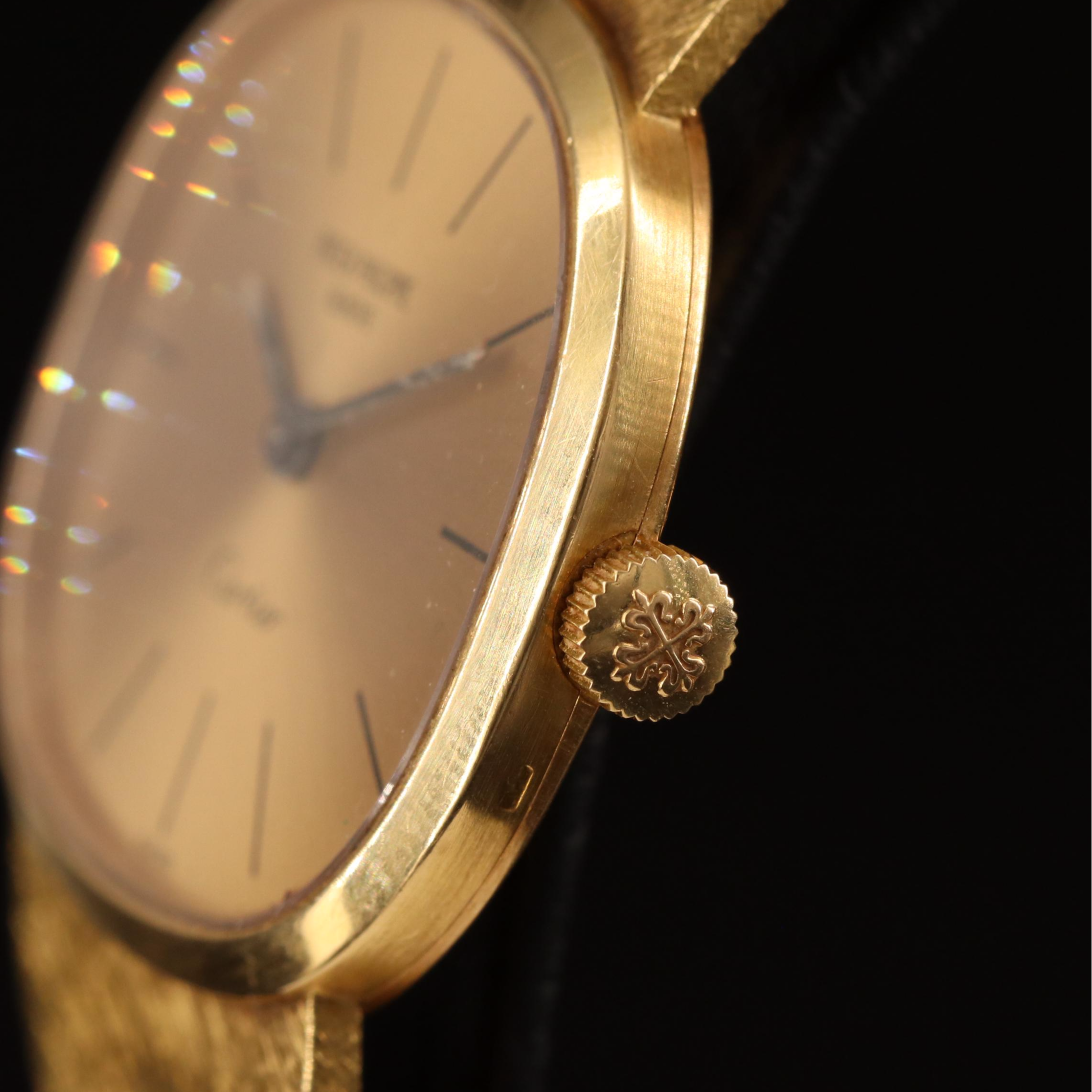 Patek Philippe Golden Ellipse Ref.3545 Cartier Signed Watch