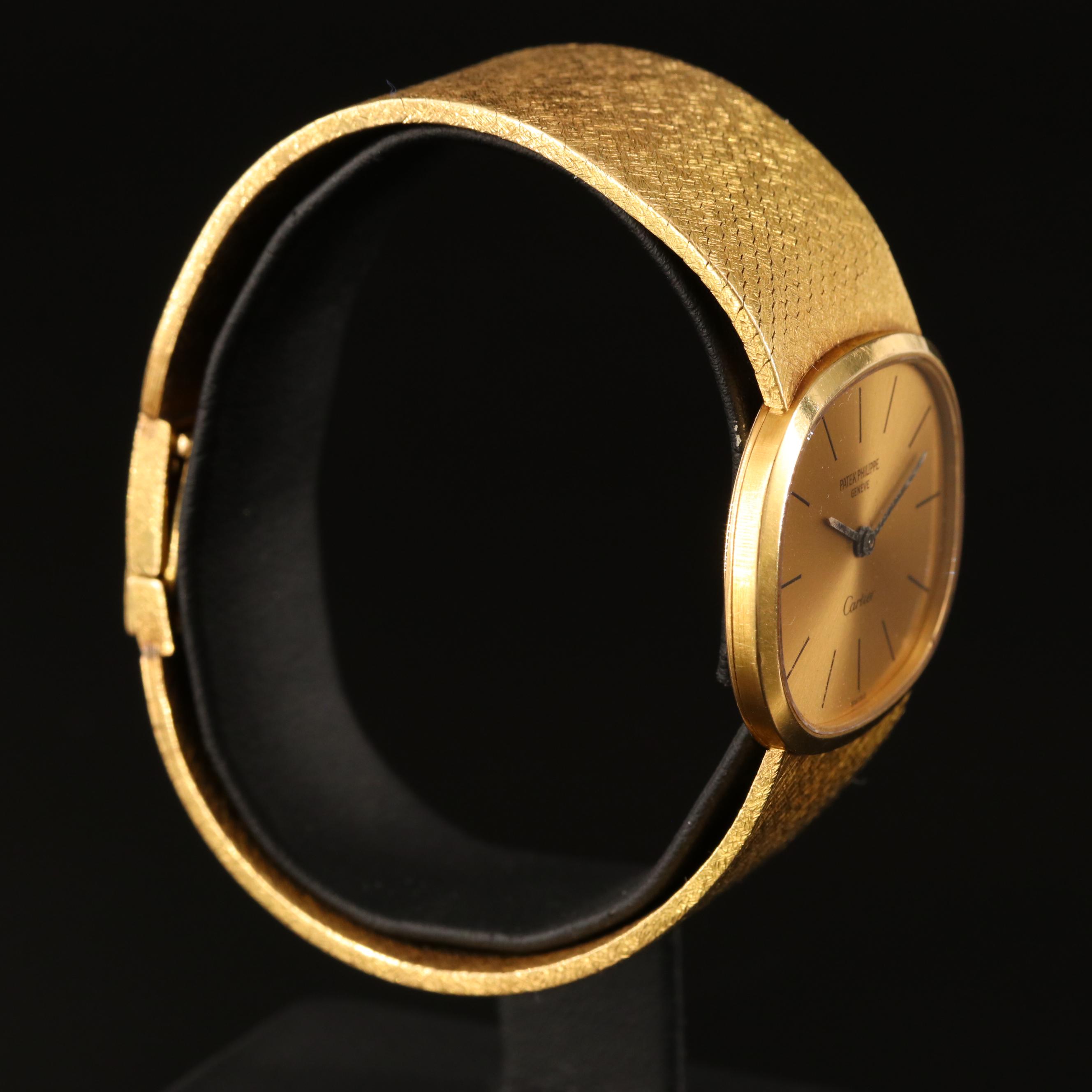 Patek Philippe Golden Ellipse Ref.3545 Cartier Signed Watch