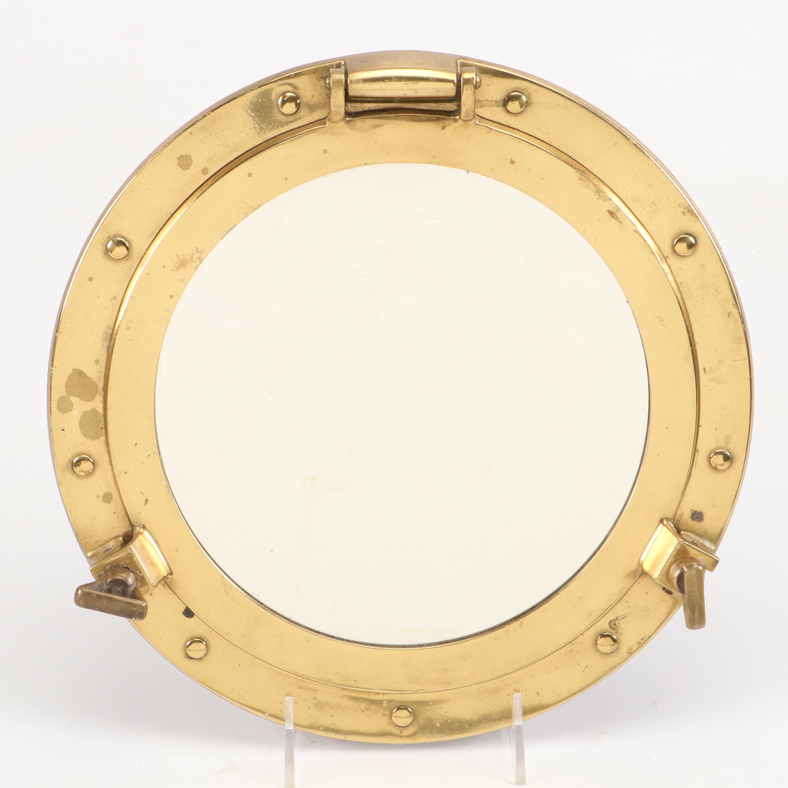 Bulova Carriage with Danbury Desk Clock and Portal Shaped Mirror