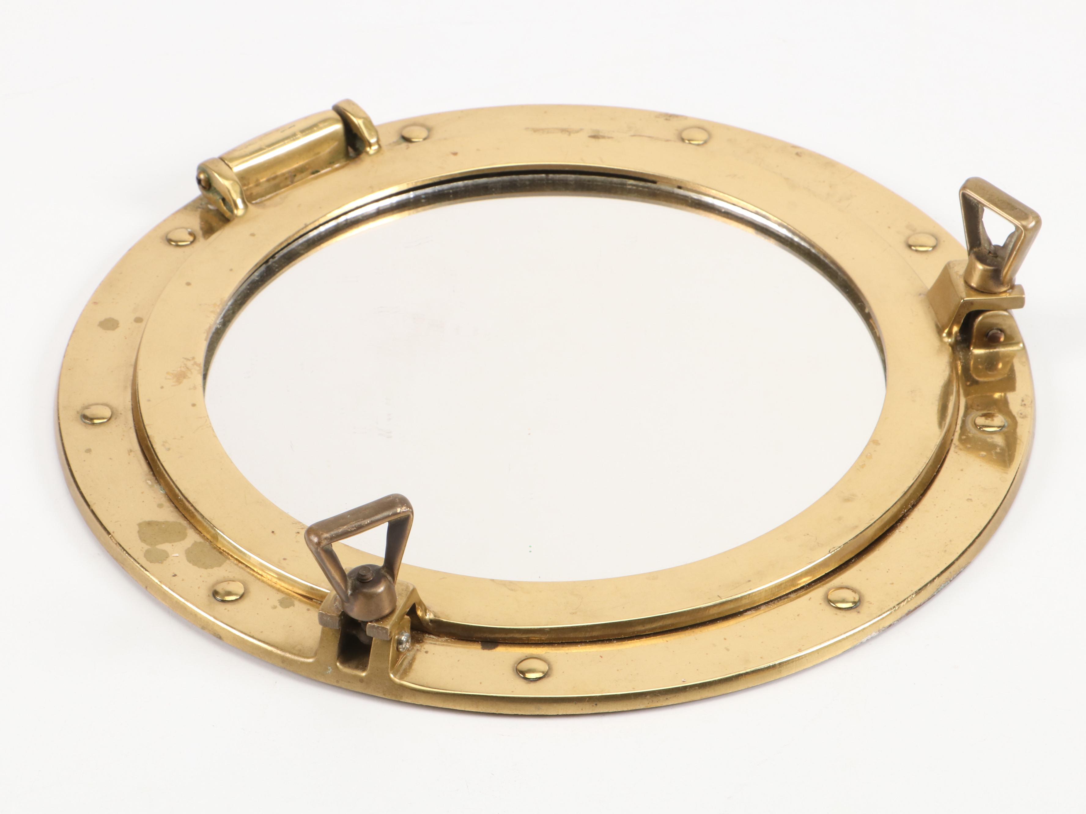 Bulova Carriage with Danbury Desk Clock and Portal Shaped Mirror