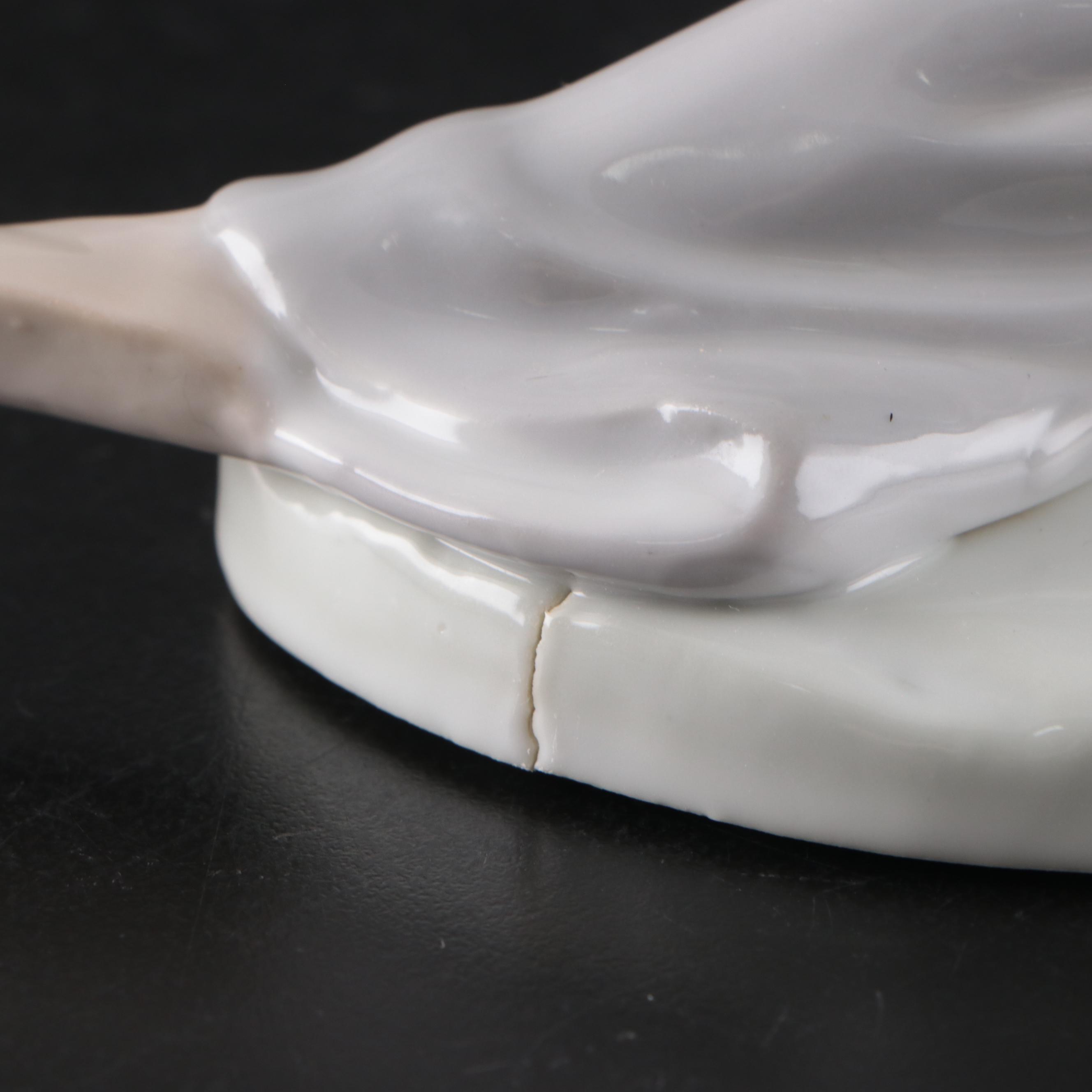 Porcelana de Cuernavaca Sitting Clown Figurine with Other Porcelain Figurines