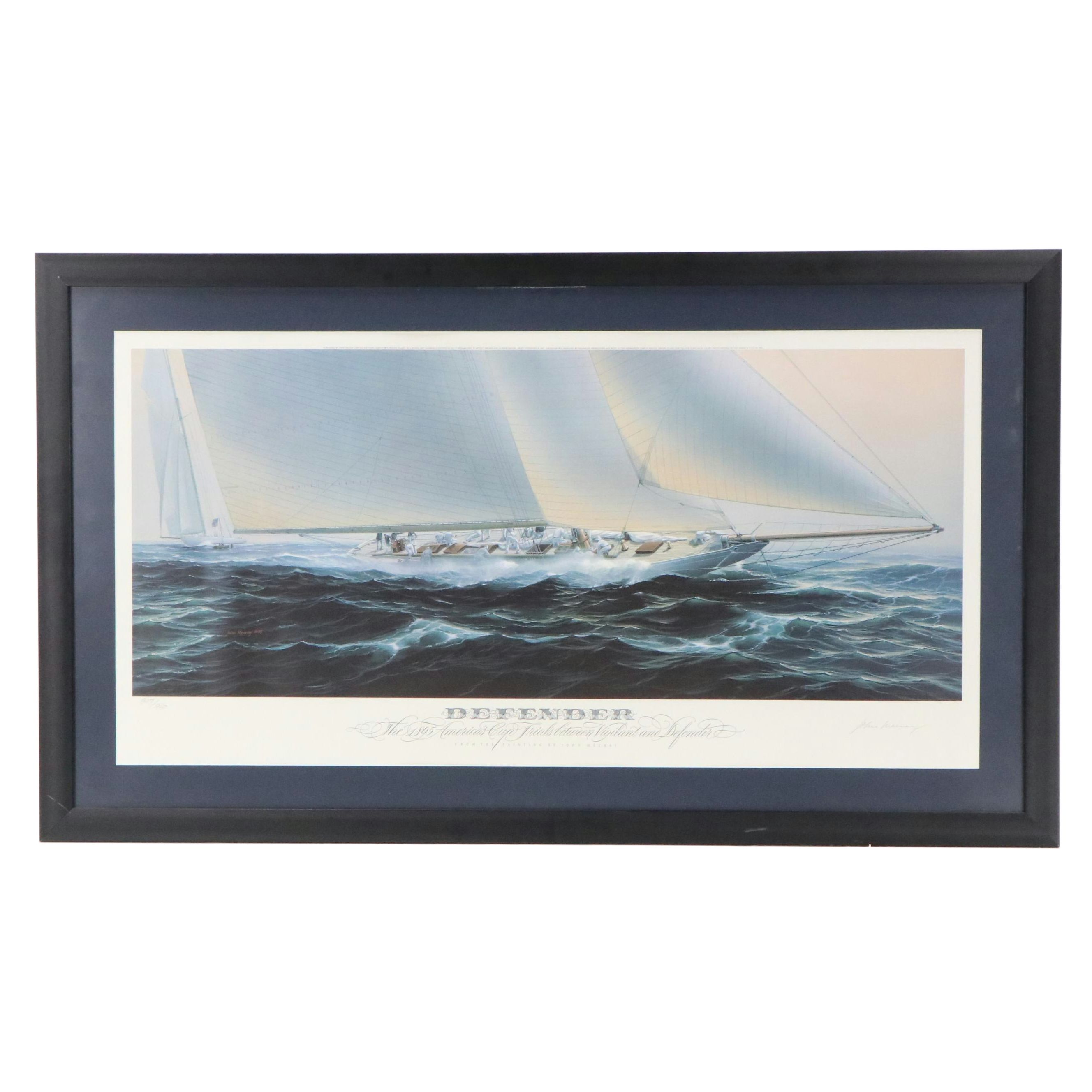 John Mecray Offset Lithograph "Defender," 1997