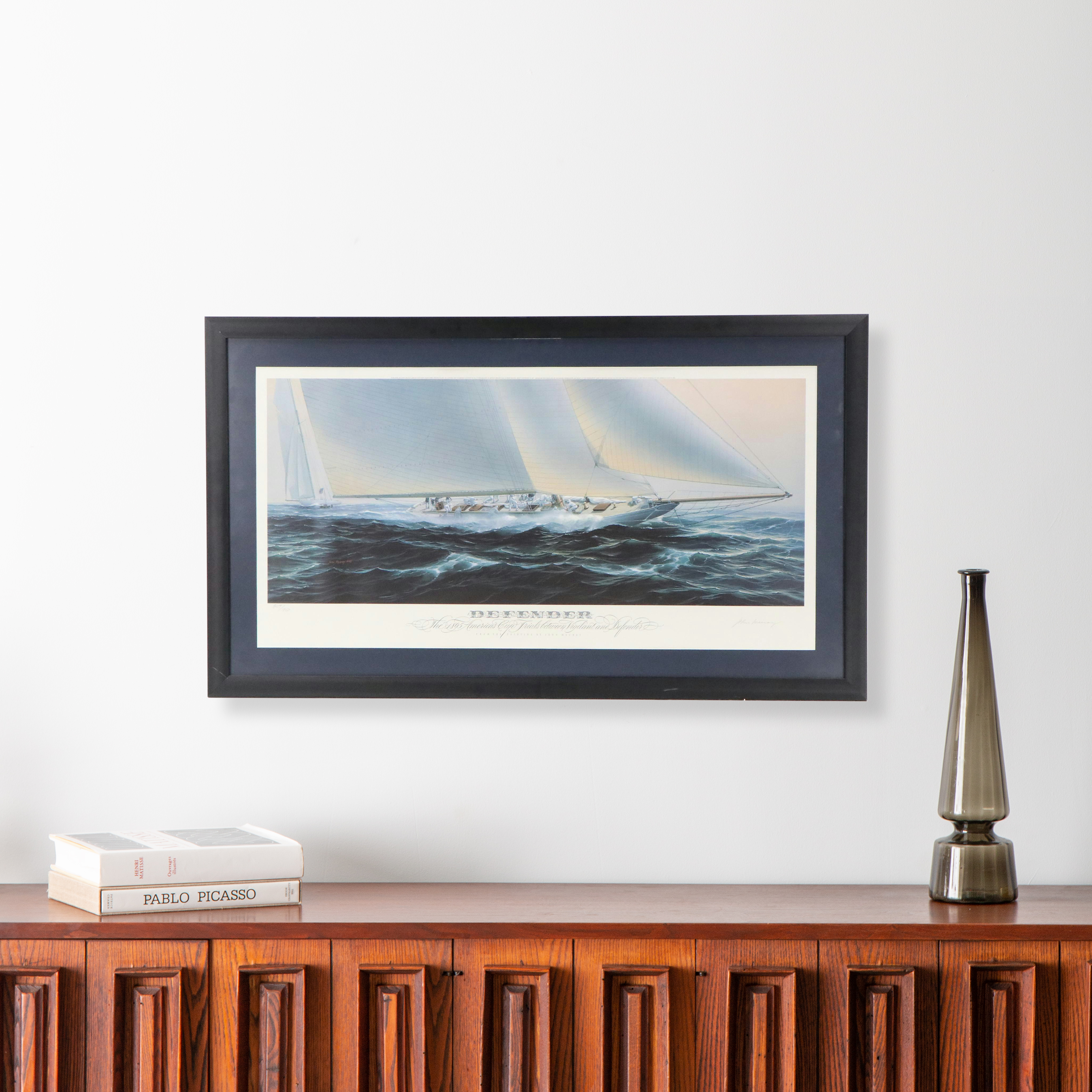 John Mecray Offset Lithograph "Defender," 1997