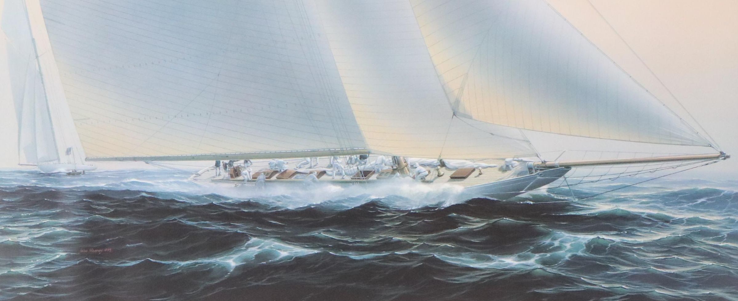 John Mecray Offset Lithograph "Defender," 1997