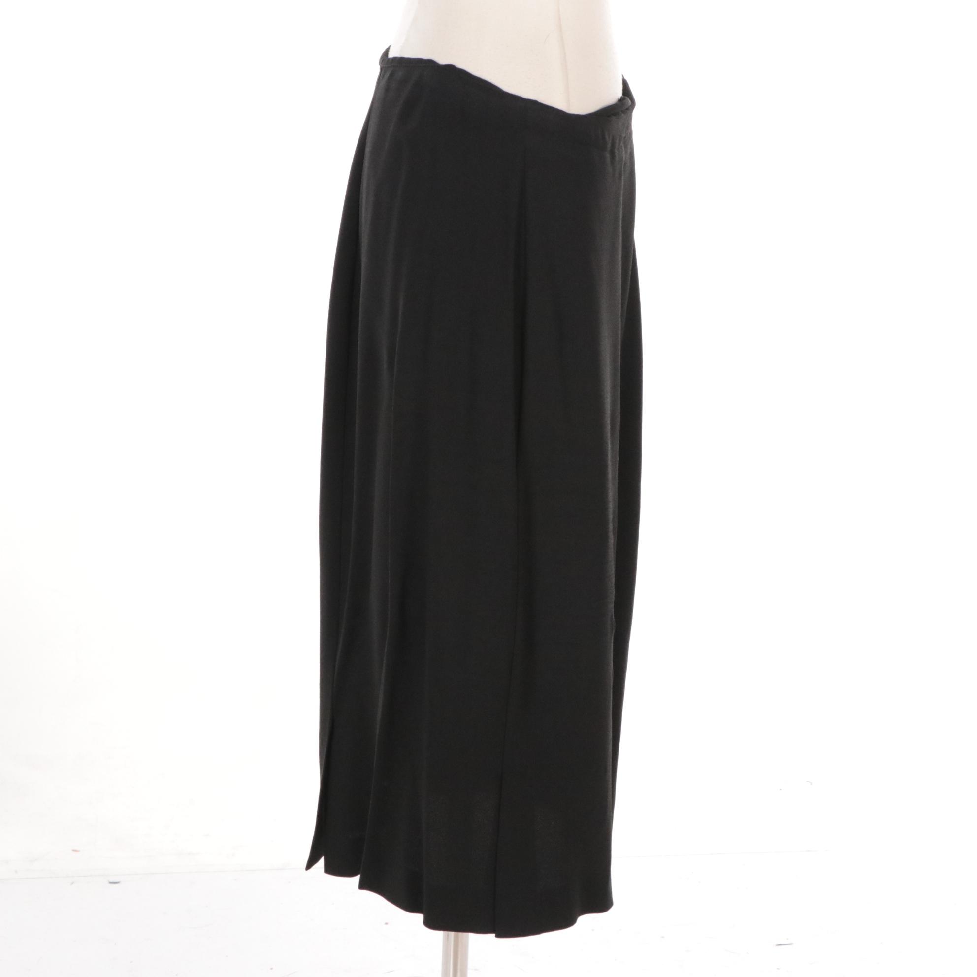 Prada Black Midi Skirt