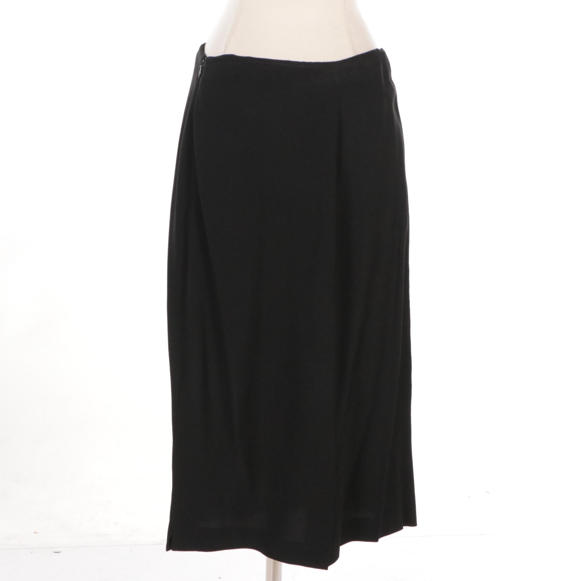 Prada Black Midi Skirt