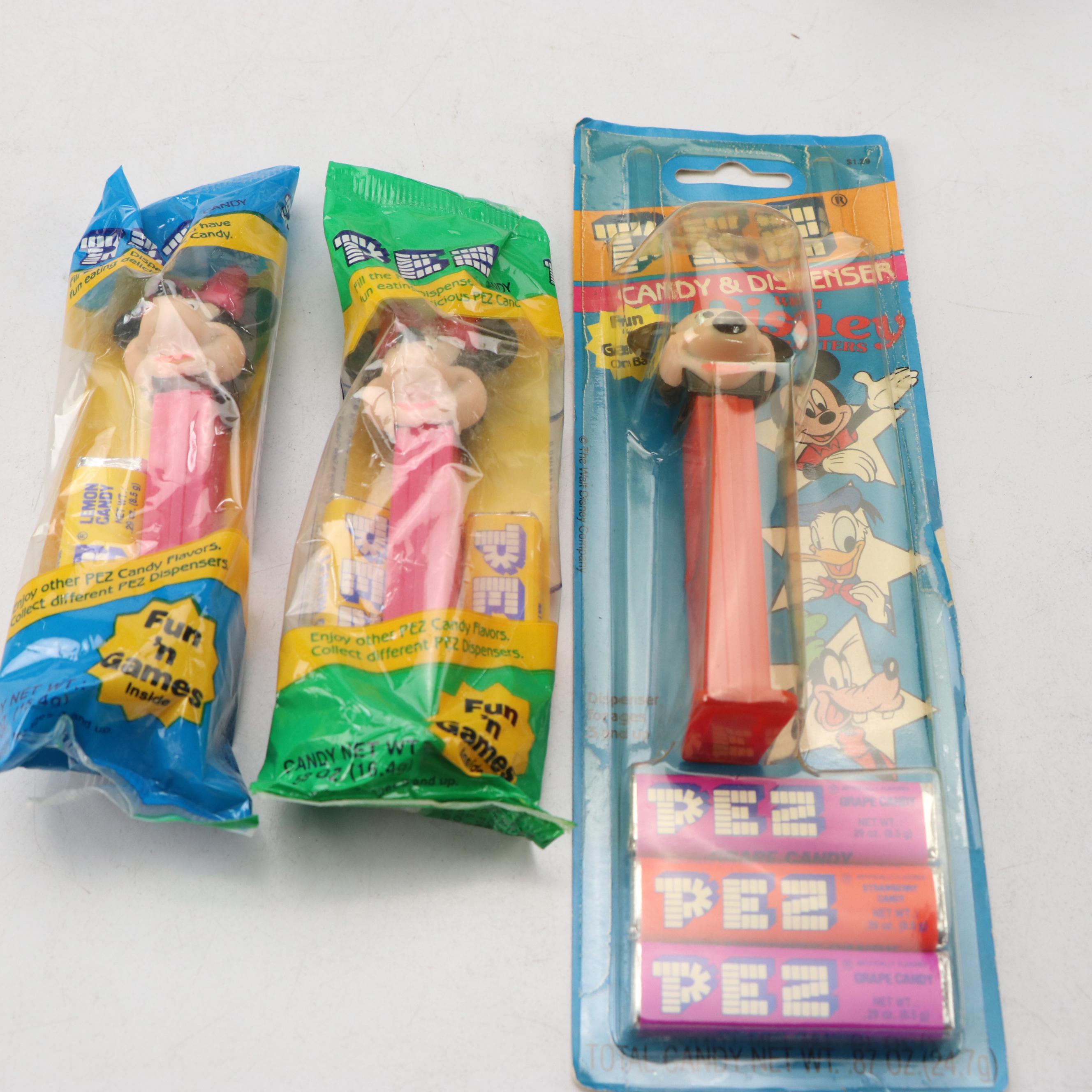 Disney and Garfield Cups with Mickey PEZ Dispensers, Disney Dominoes & More