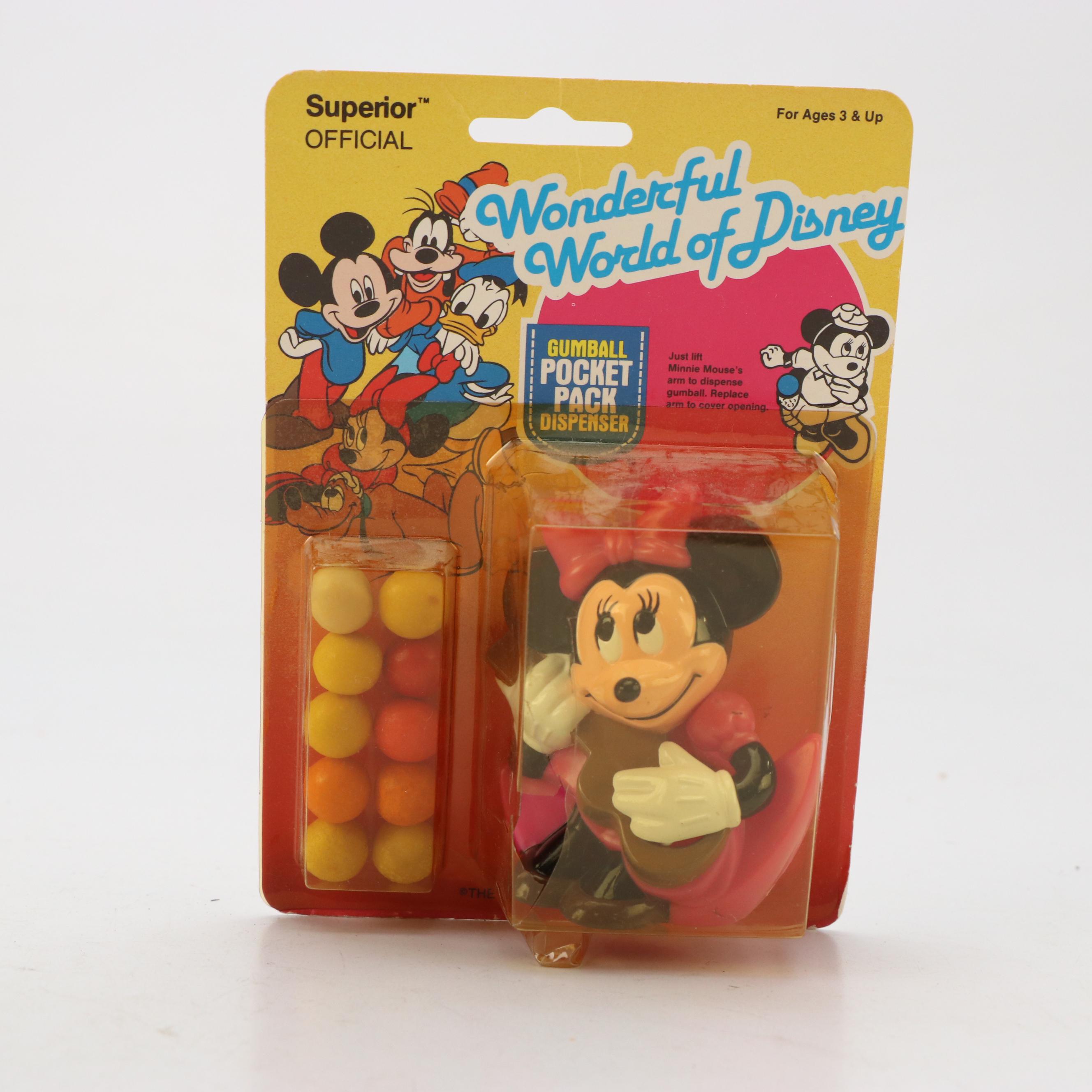 Disney and Garfield Cups with Mickey PEZ Dispensers, Disney Dominoes & More