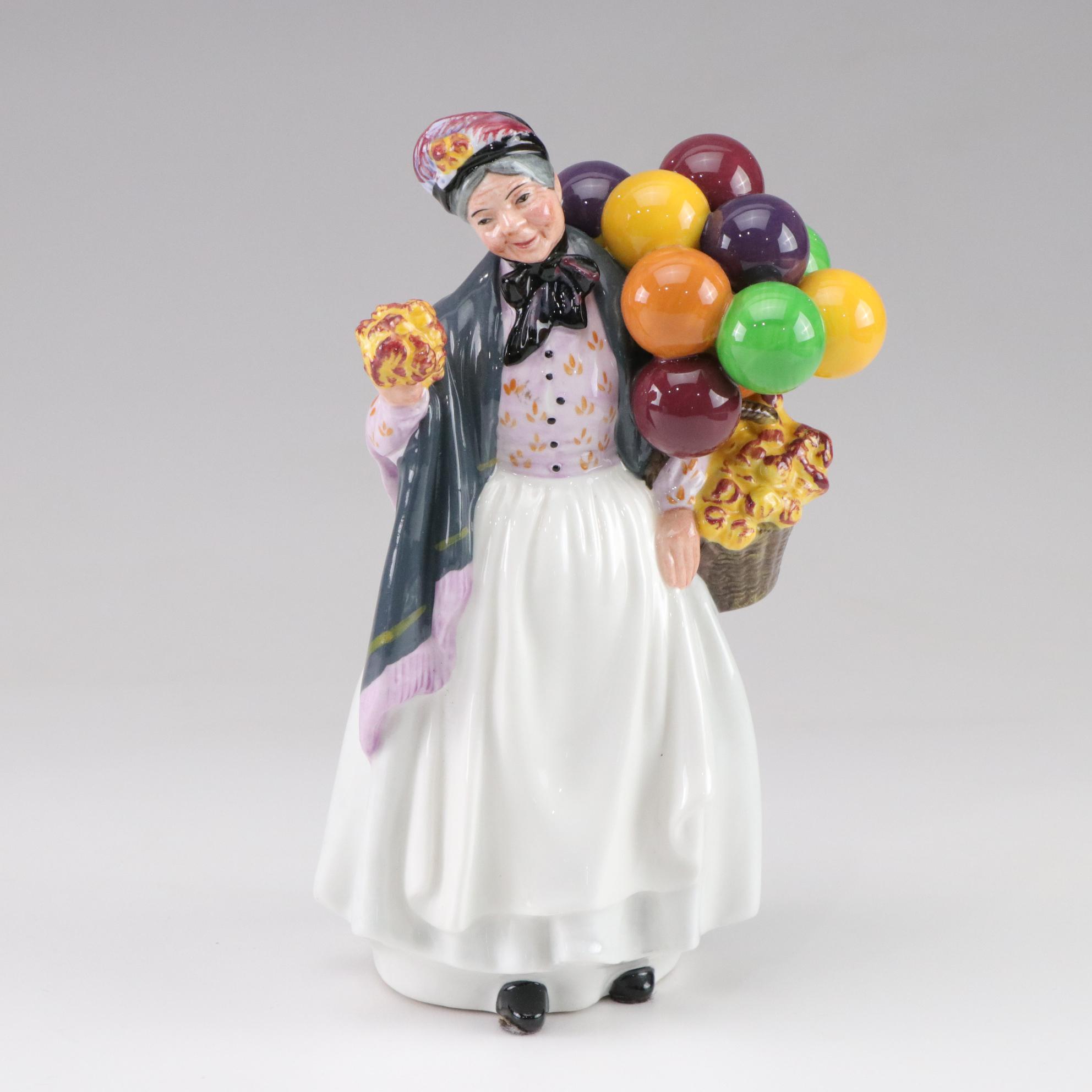 Royal Doulton "Biddy Penny Farthing" Porcelain Figurine