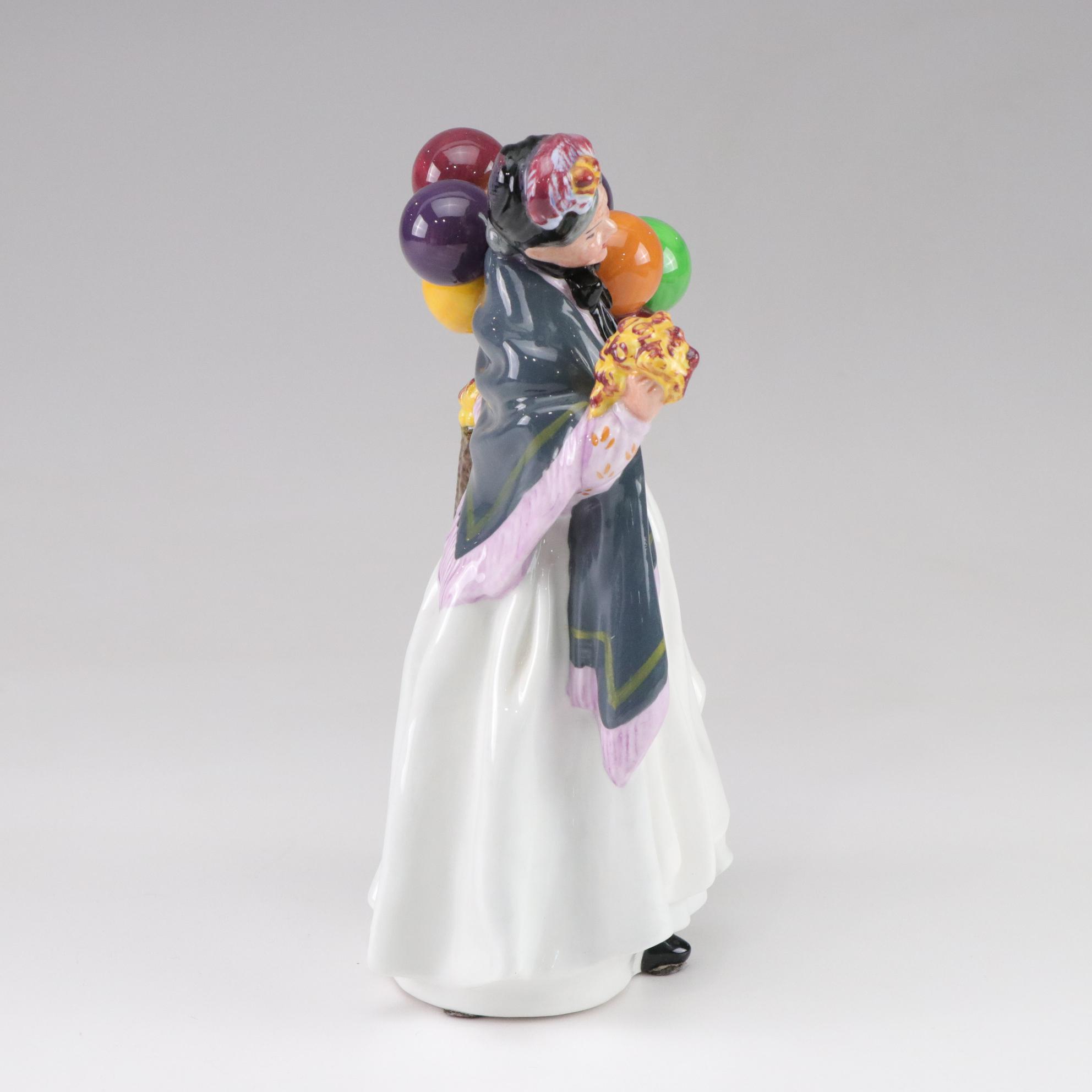 Royal Doulton "Biddy Penny Farthing" Porcelain Figurine