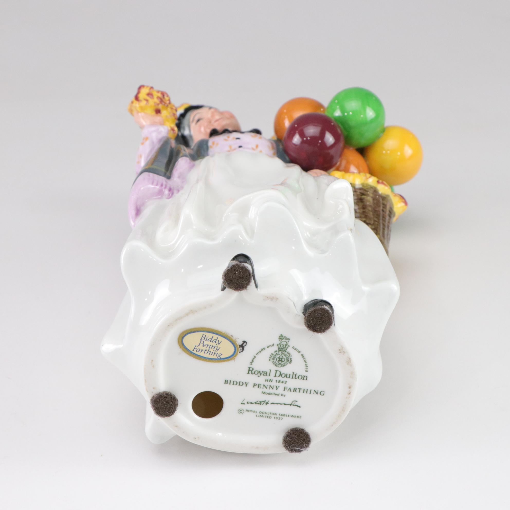 Royal Doulton "Biddy Penny Farthing" Porcelain Figurine