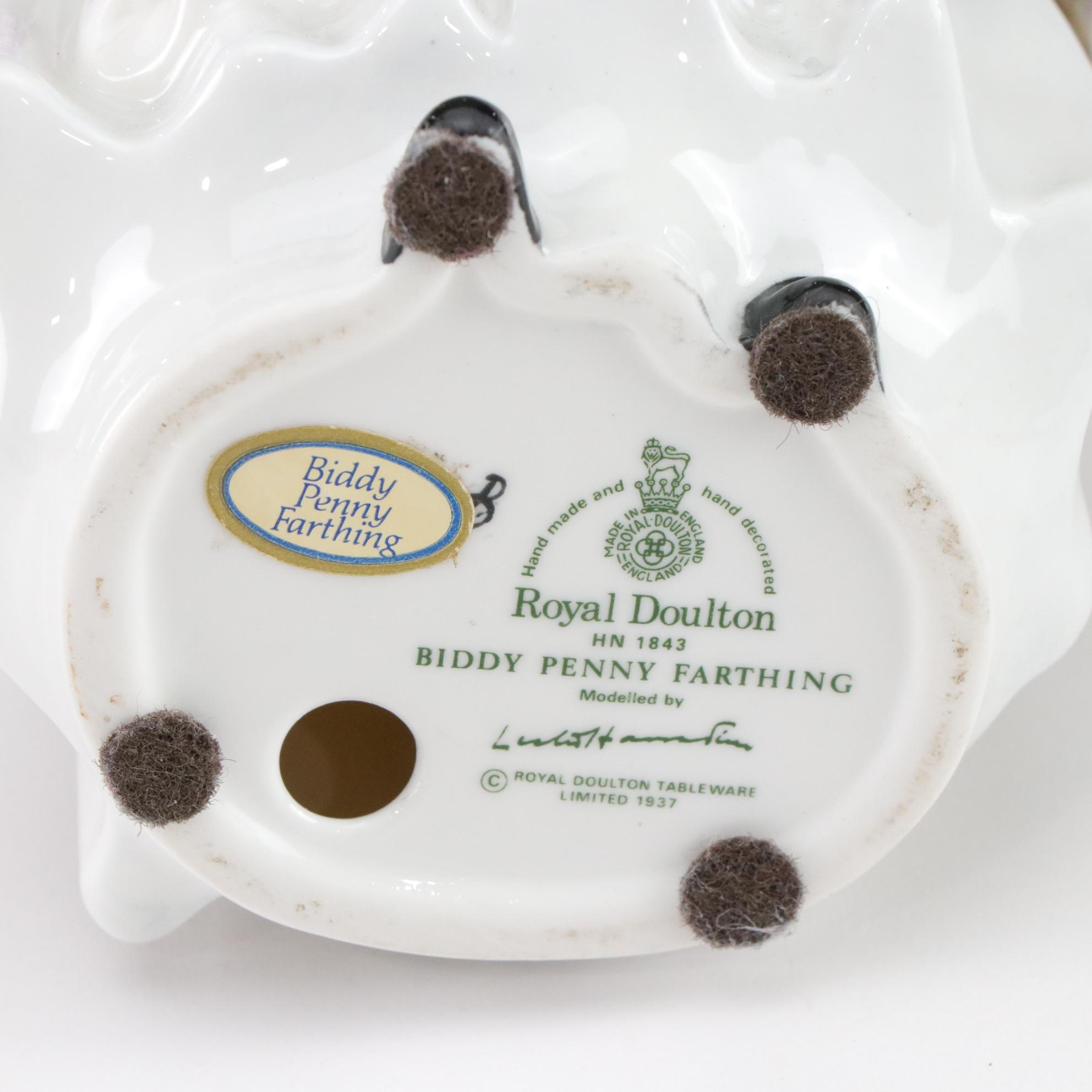 Royal Doulton "Biddy Penny Farthing" Porcelain Figurine