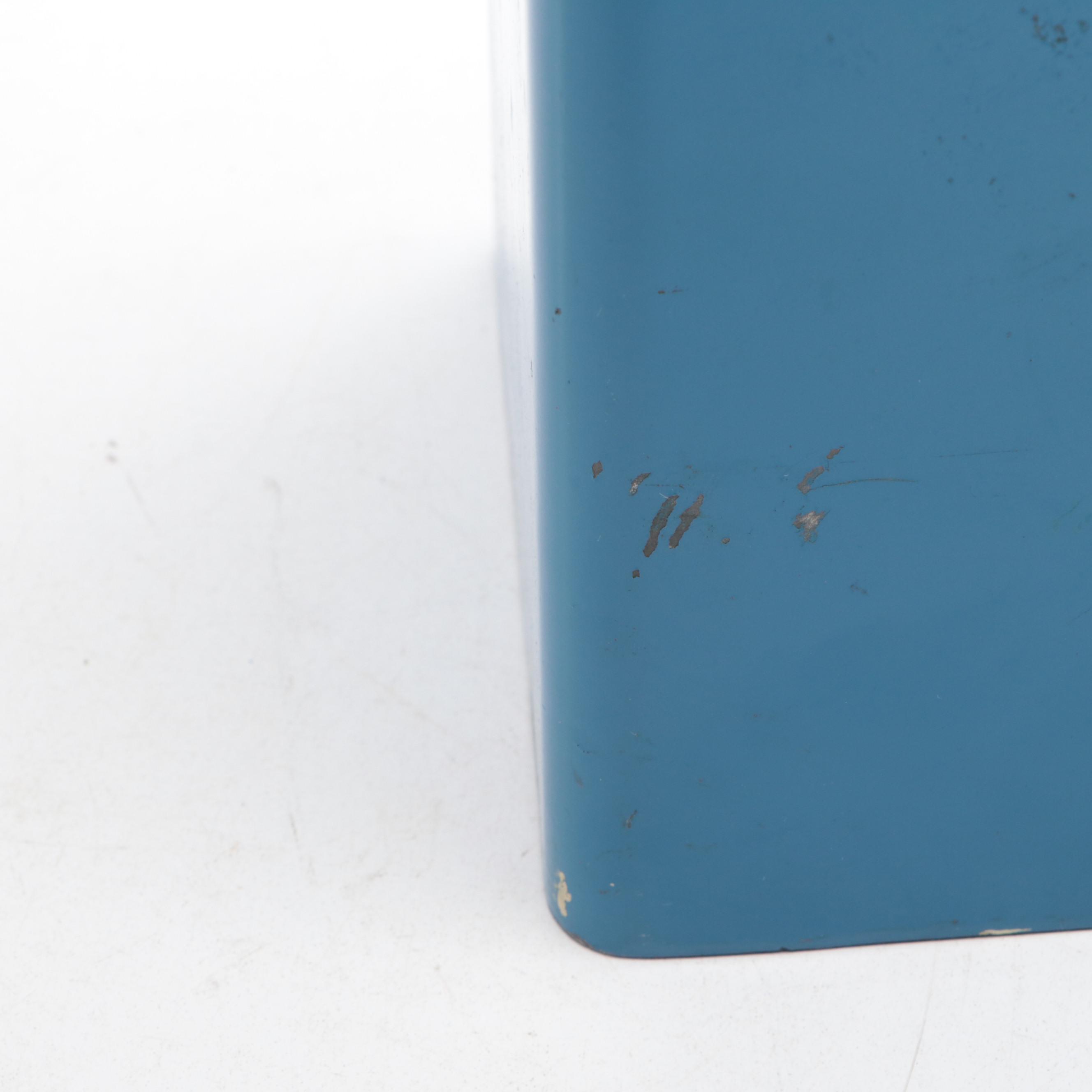 Oak "Vista" Blue Candy Dispensing Machine, Late 20th Century