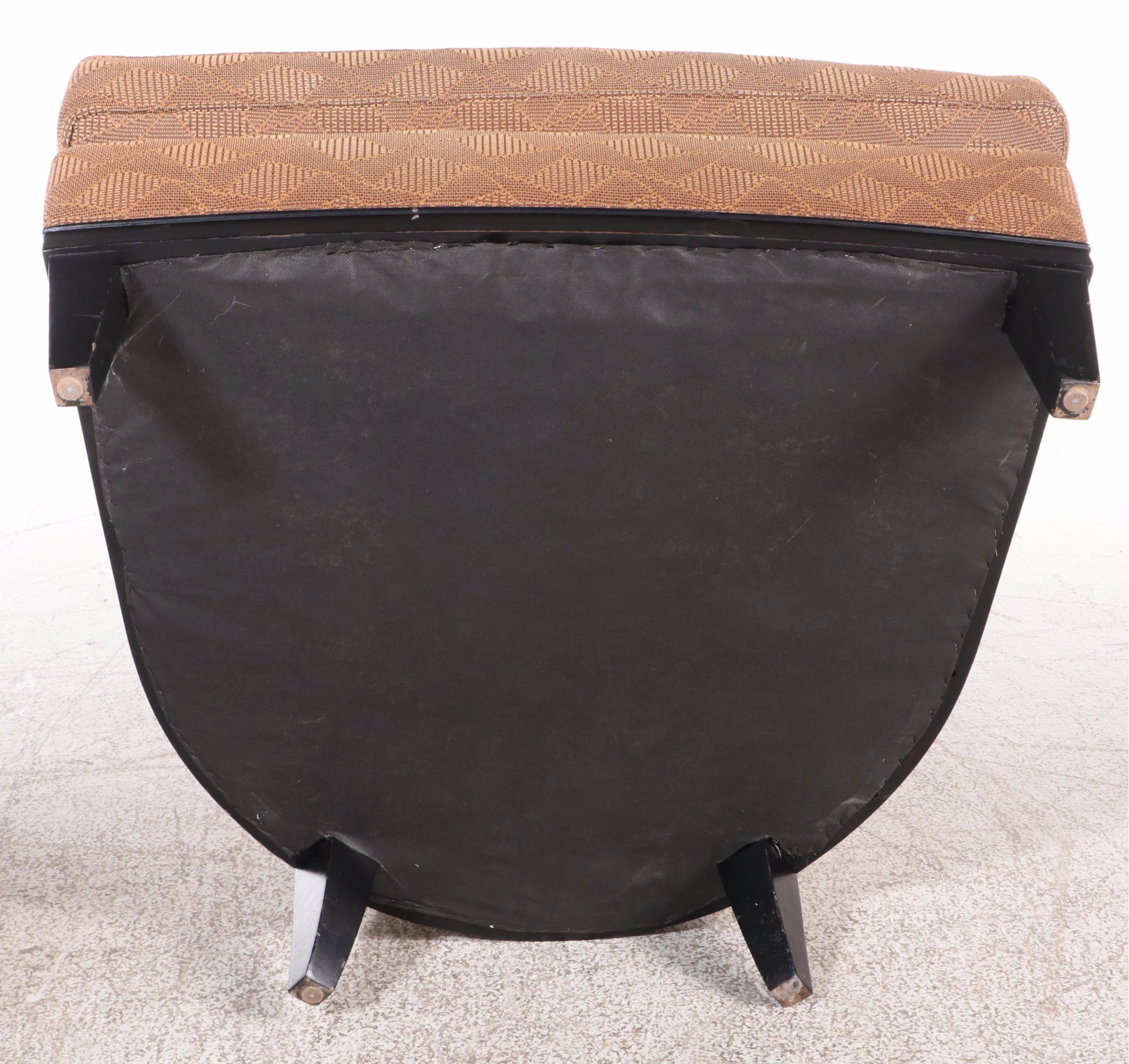 Pair of Barbara Barry for Henredon Wingback Armchairs w/ Baker Furniture Ottoman