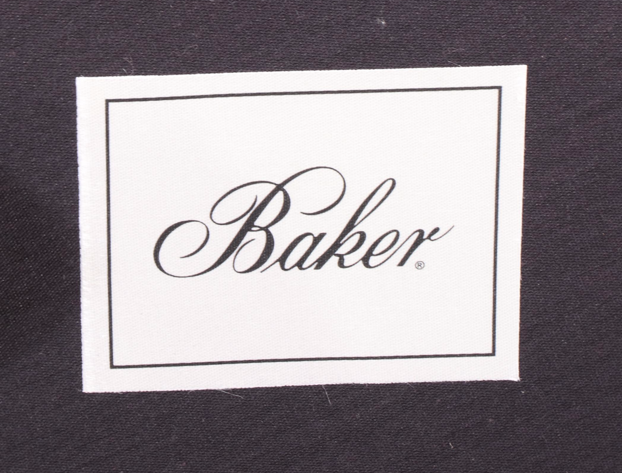 Pair of Barbara Barry for Henredon Wingback Armchairs w/ Baker Furniture Ottoman