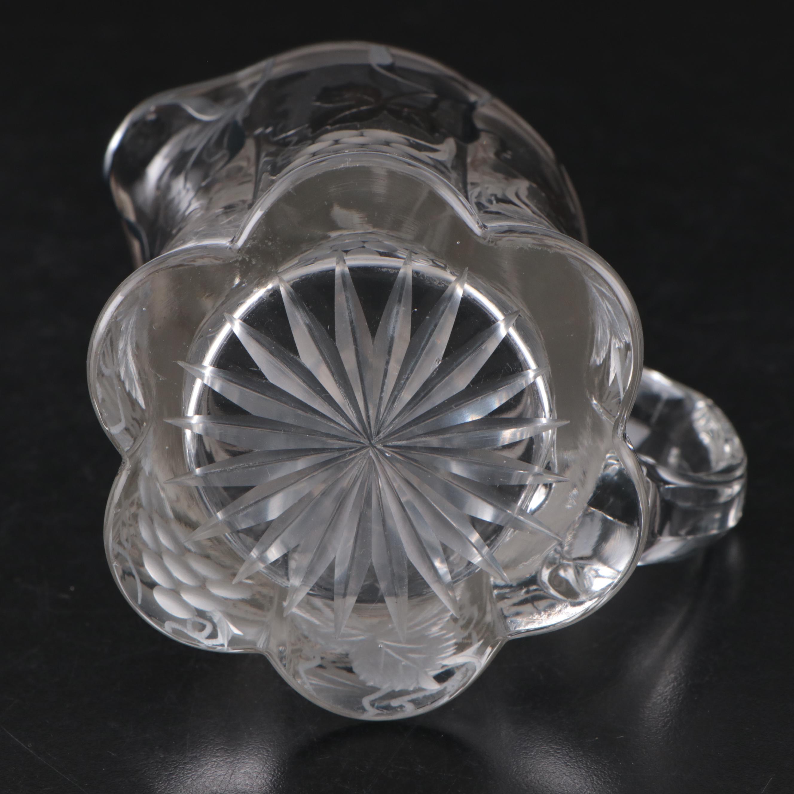 Heisey with Other Silver Overlay Glass Tableware