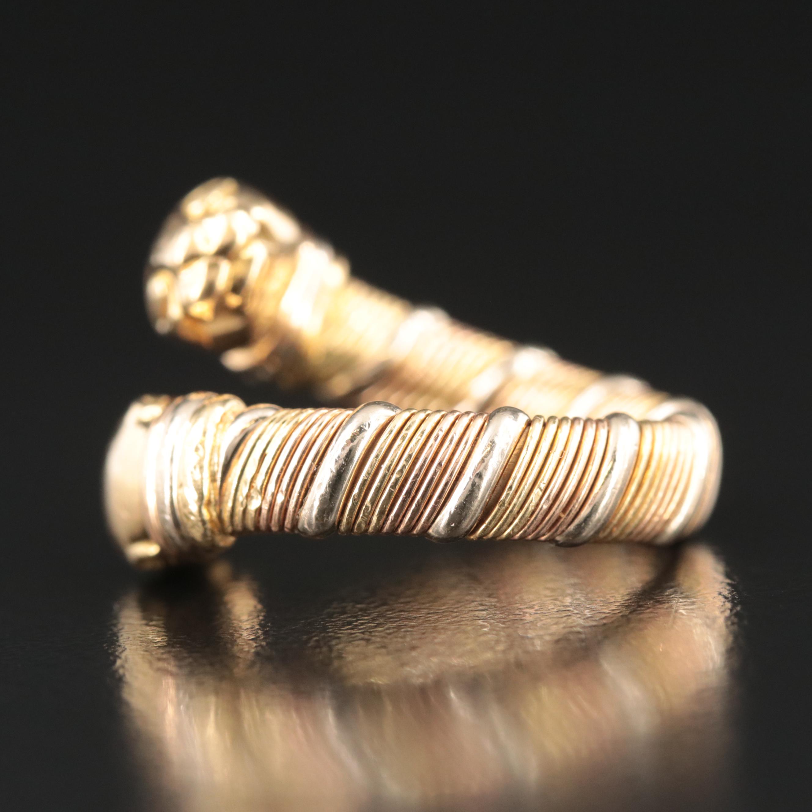 Cartier Panthère de Cartier 18K Tri-Color Gold Wrap Ring
