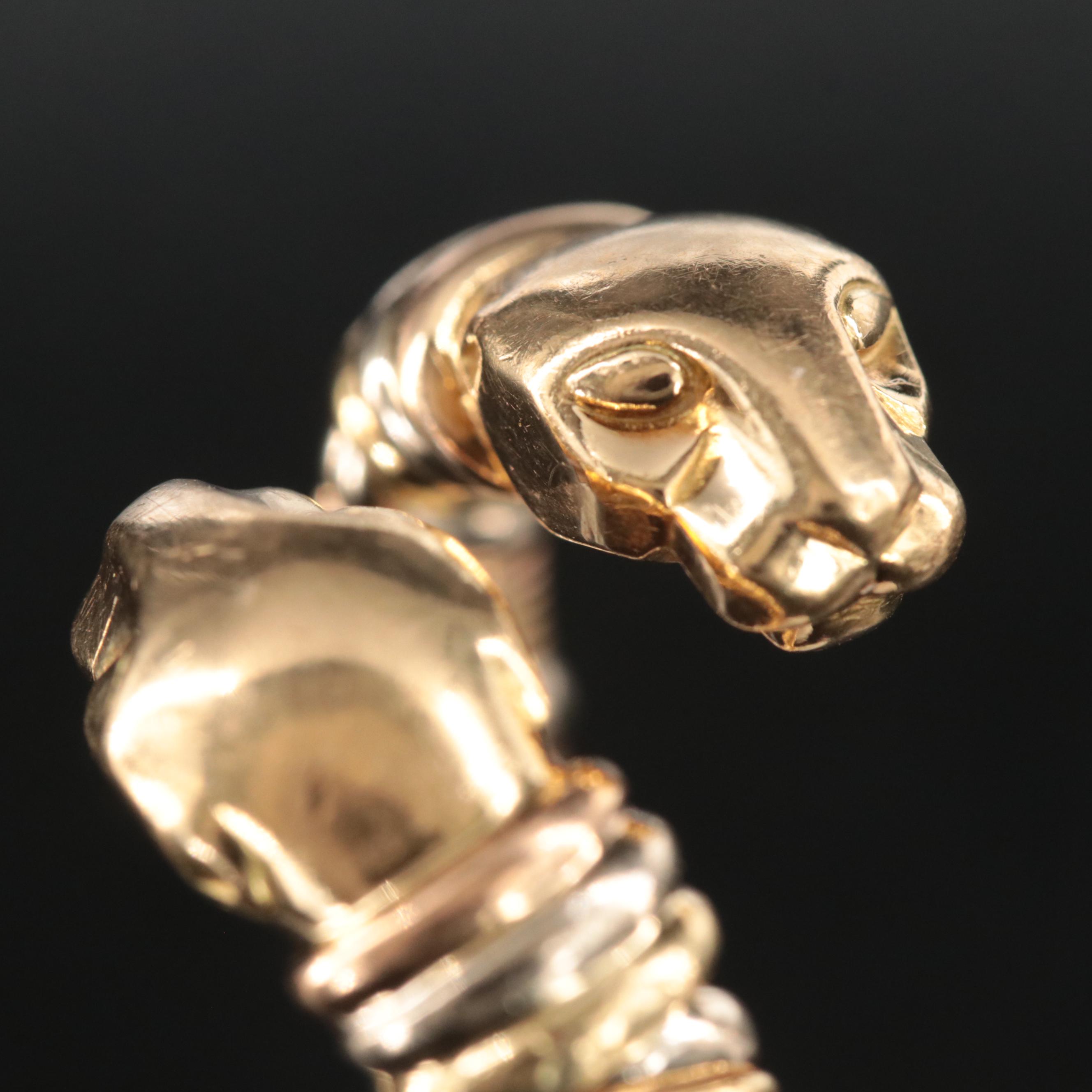 Cartier Panthère de Cartier 18K Tri-Color Gold Wrap Ring