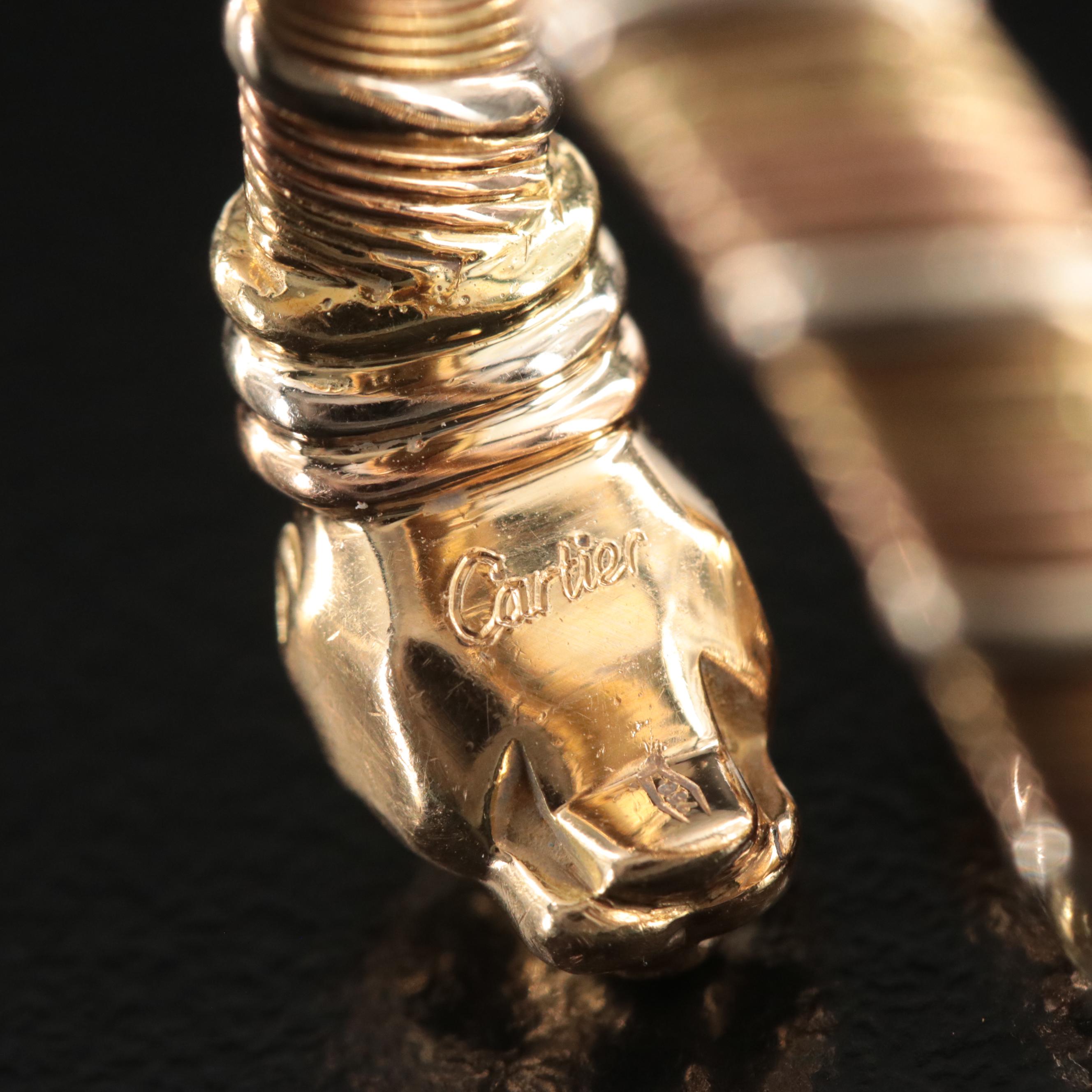 Cartier Panthère de Cartier 18K Tri-Color Gold Wrap Ring