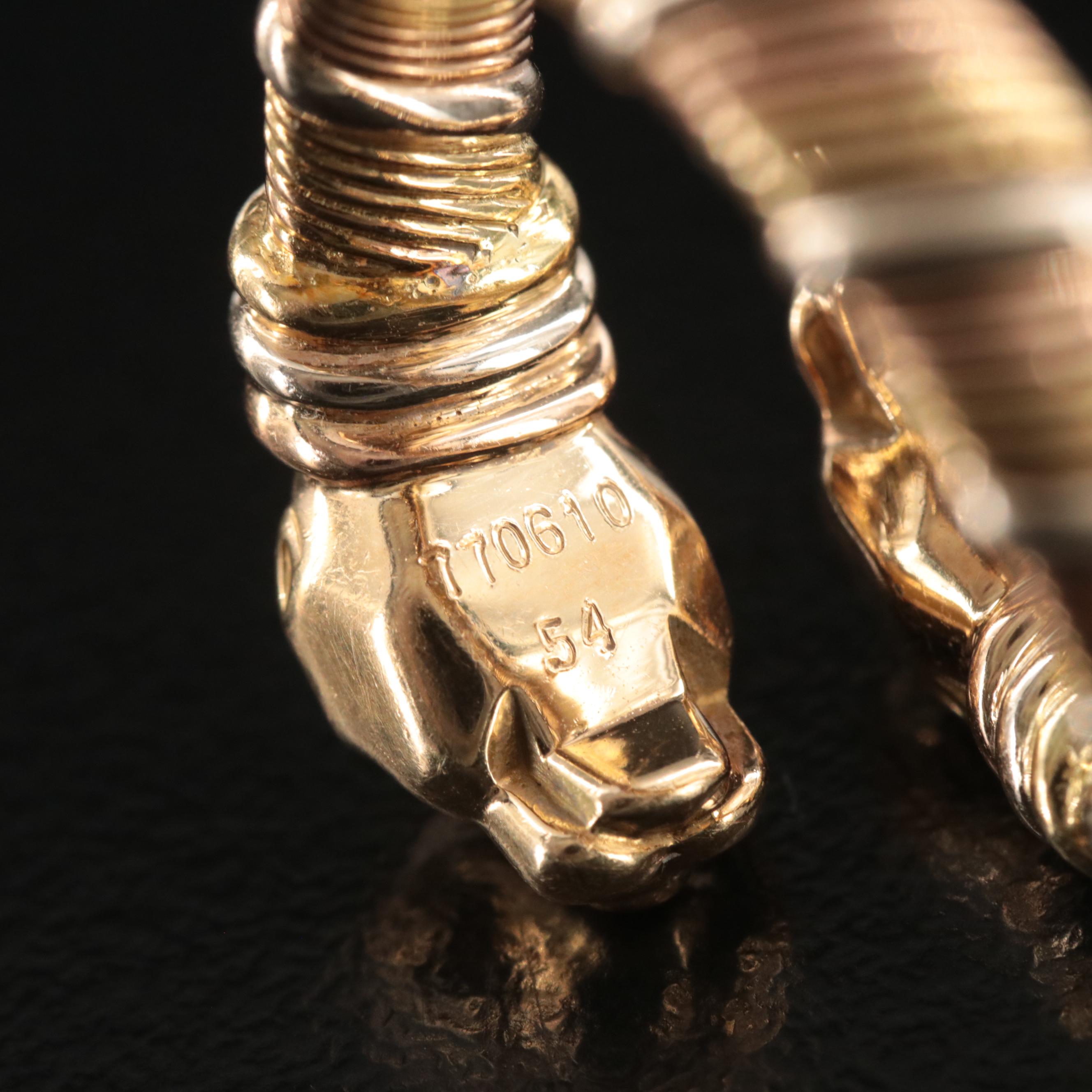 Cartier Panthère de Cartier 18K Tri-Color Gold Wrap Ring